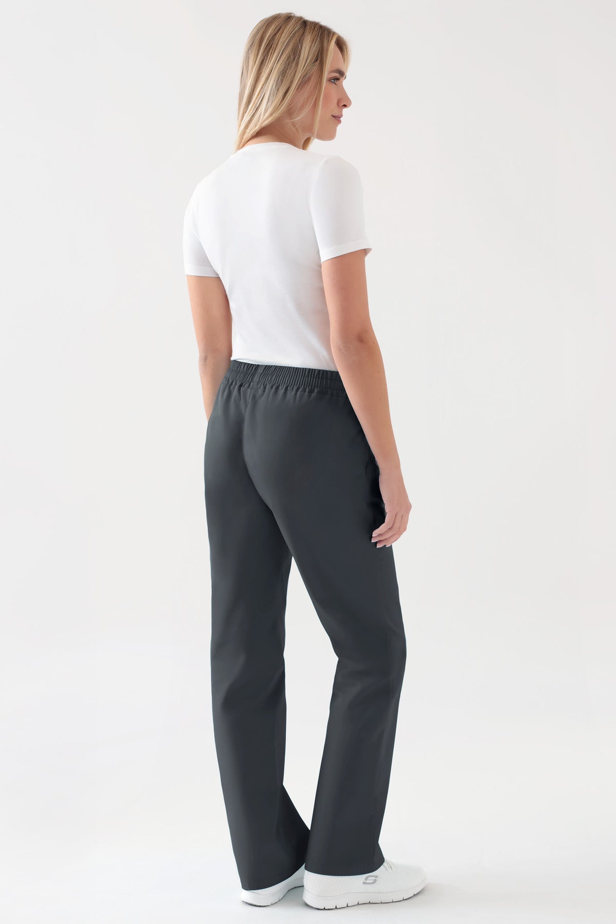 JUST STRONG Broek dames - elastische boord antraciet, Achterzijde view 