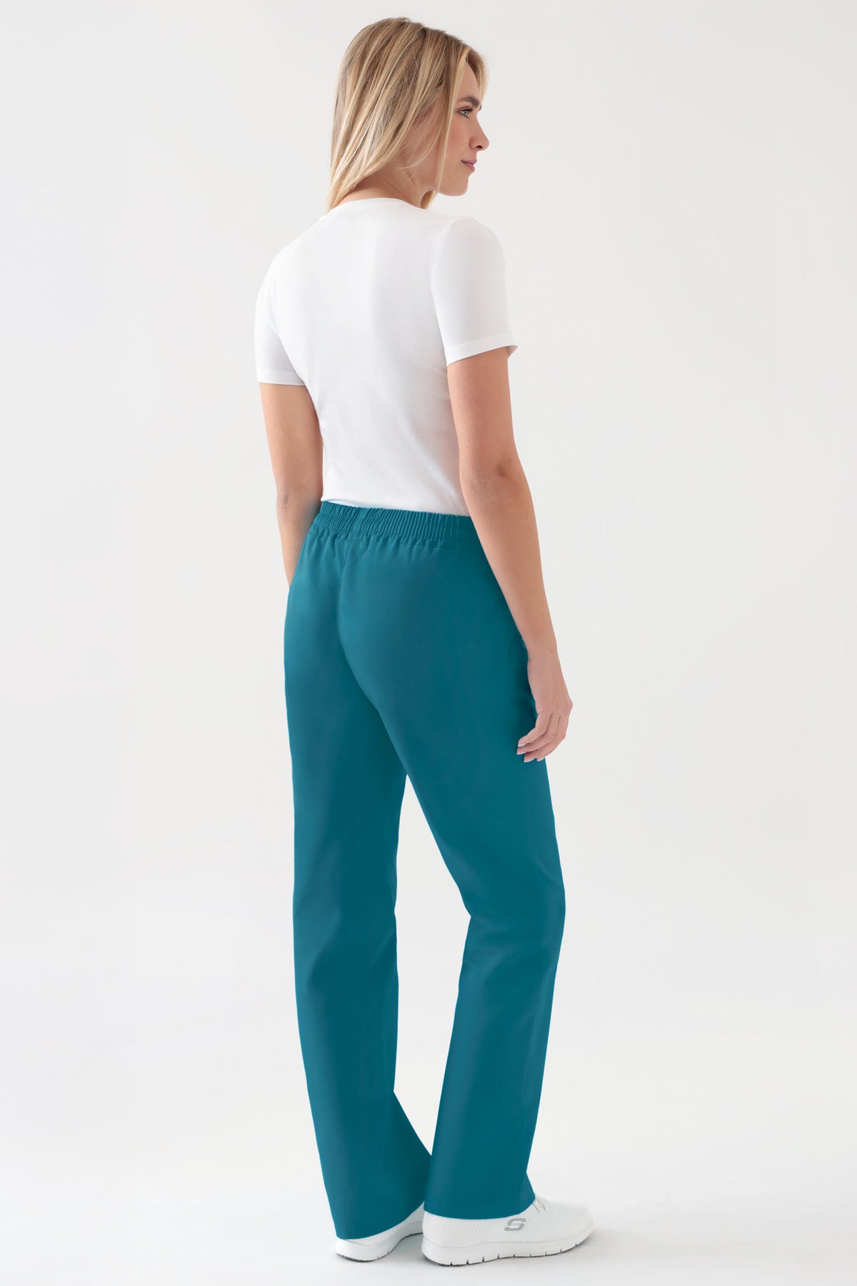 JUST STRONG Broek dames - elastische boordpetrol, Achterzijde view 