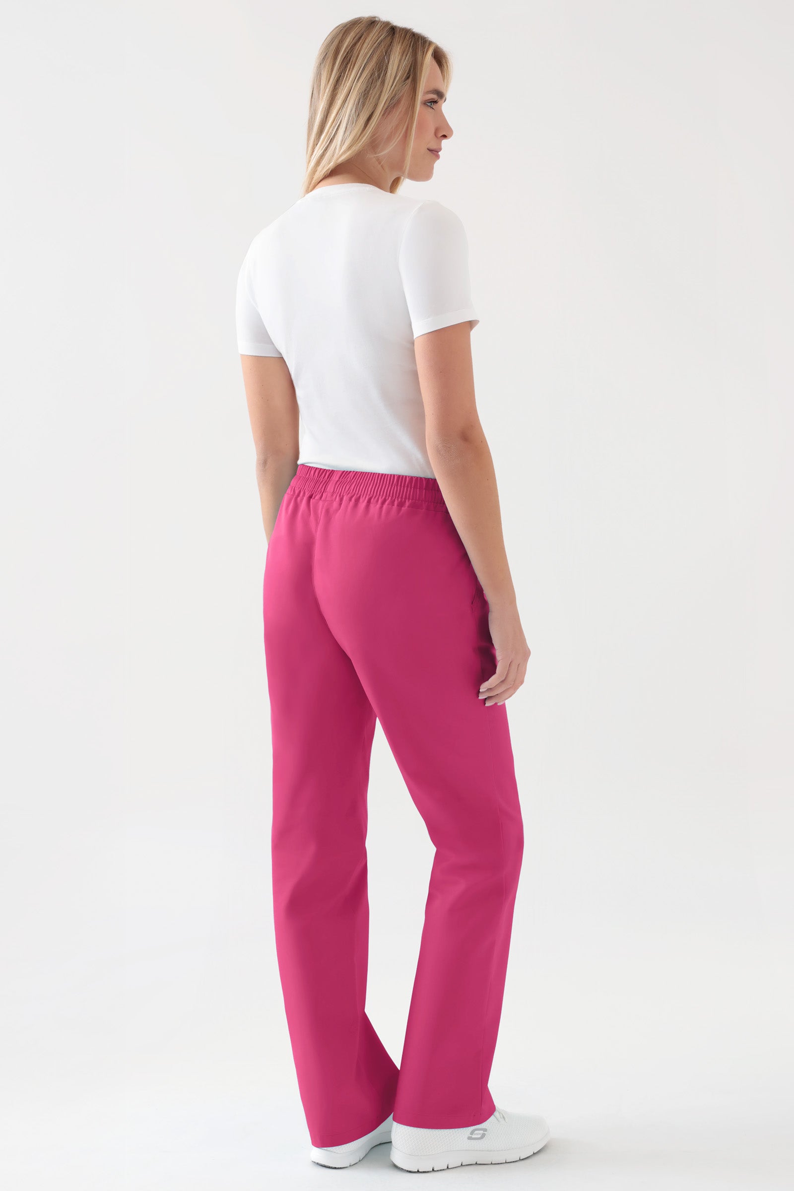 JUST STRONG Broek dames - elastische boordpink, Achterzijde view 
