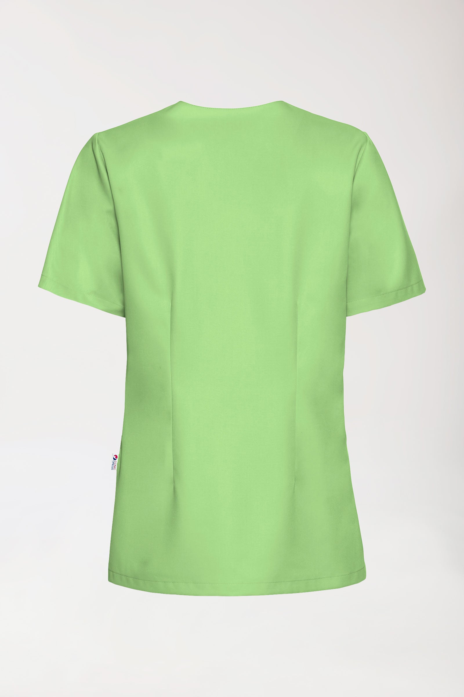 GREEN oversteektuniek dames - V-hals appelgroen