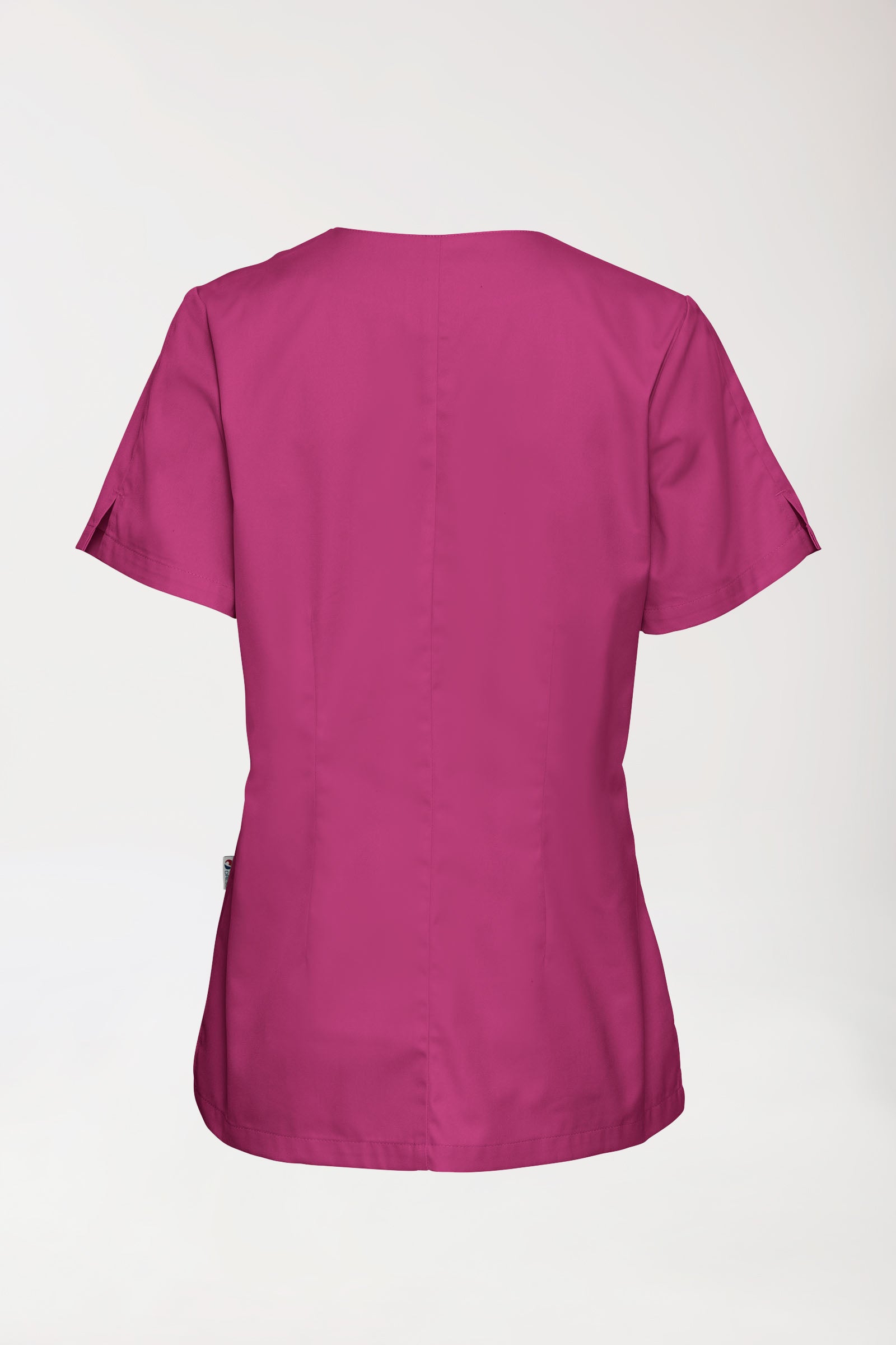 CORE oversteektuniek dames curved fit - met drukknopen berry
