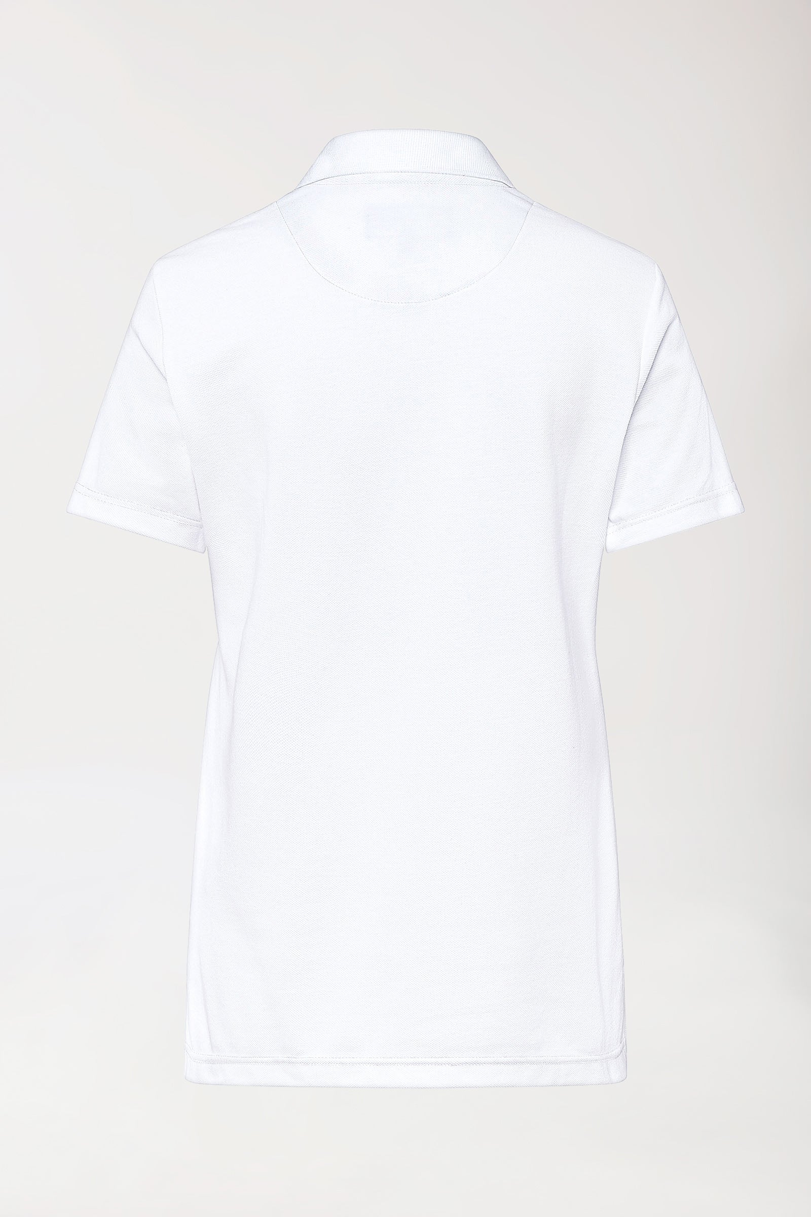 CORE shirt dames polokraag wit, Achterzijde view 
