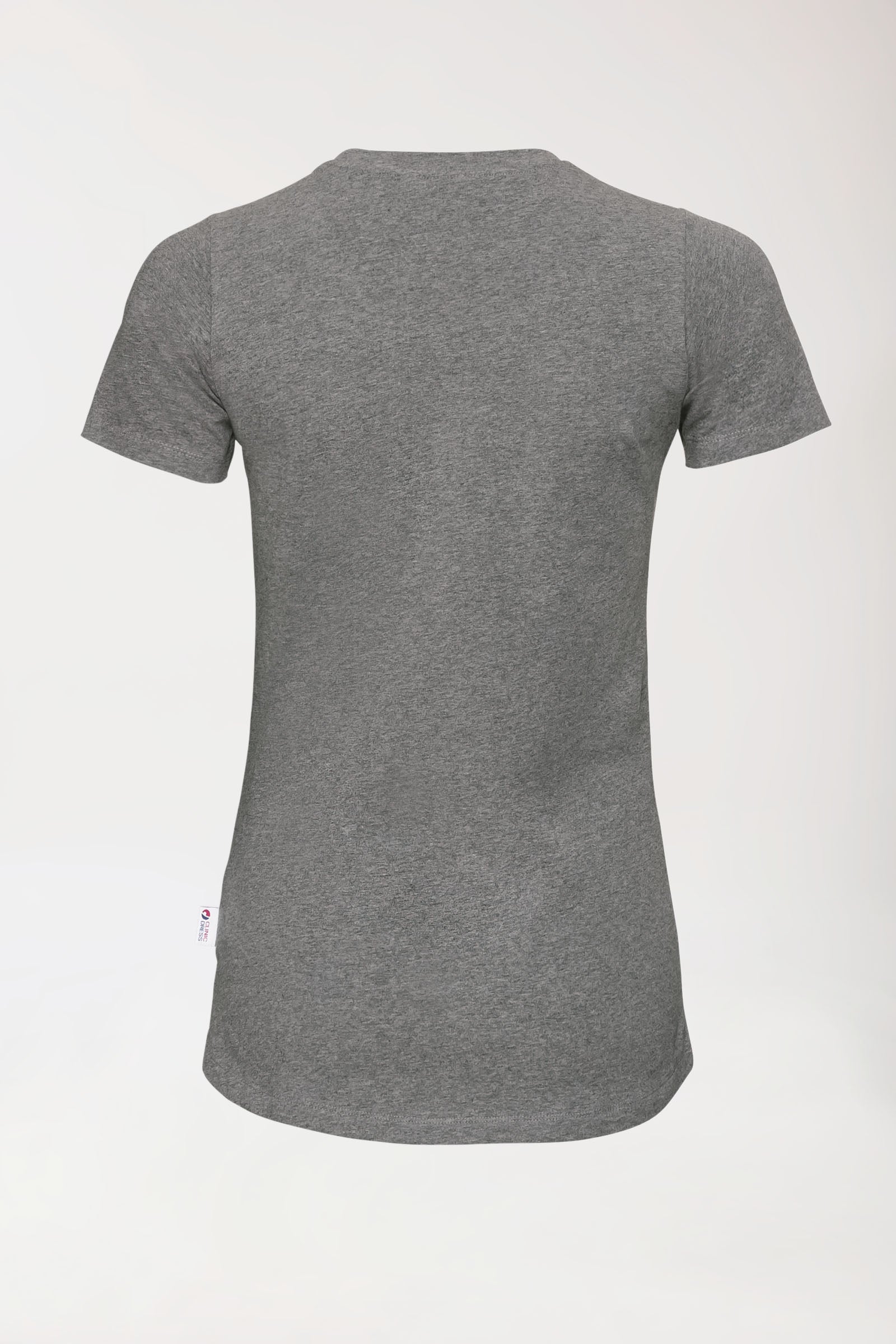 CORE shirt dames - ronde hals donkergrijs melange