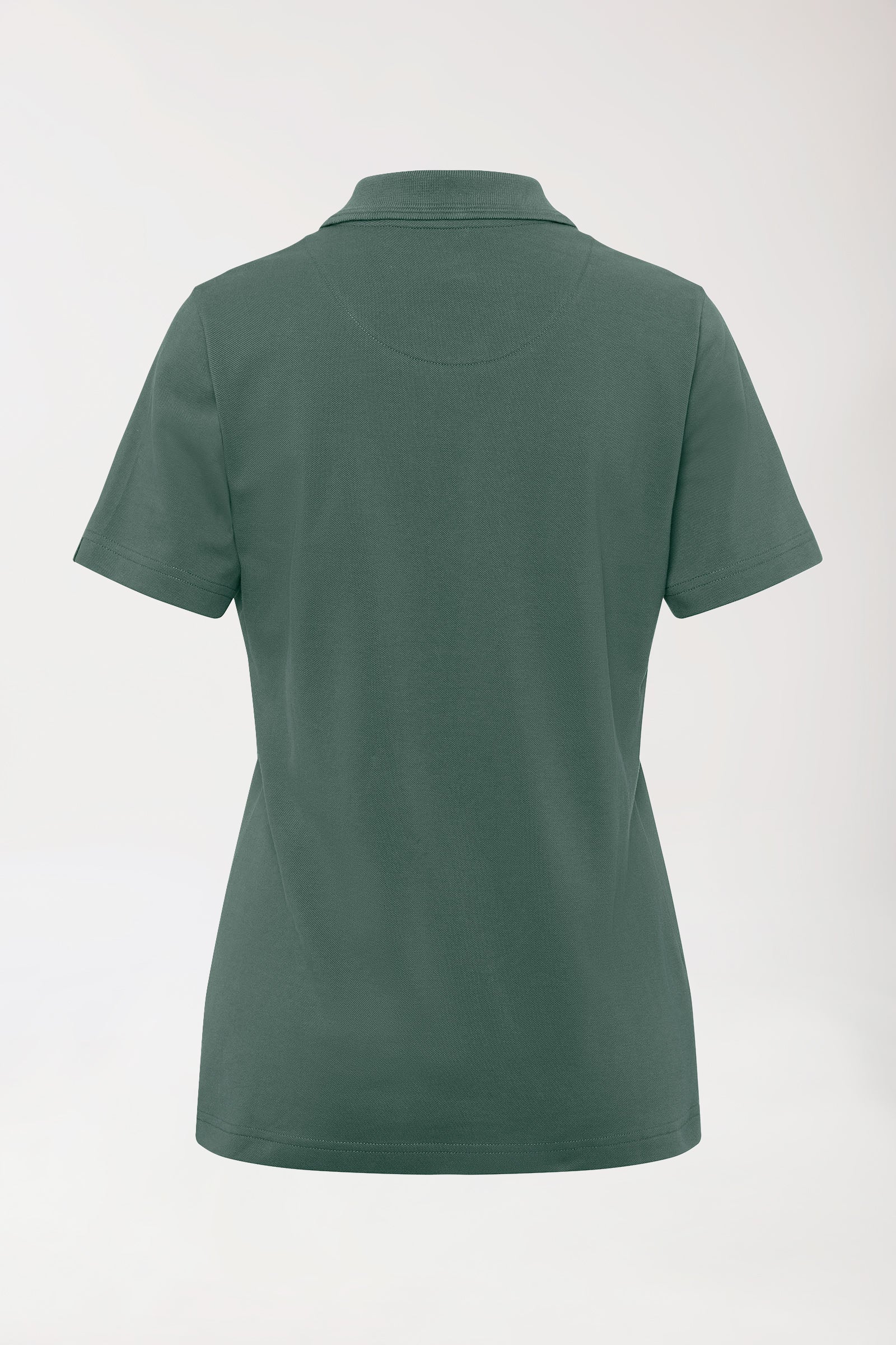 COMFY FLEX stretch shirt dames - polokraag donkergroen
