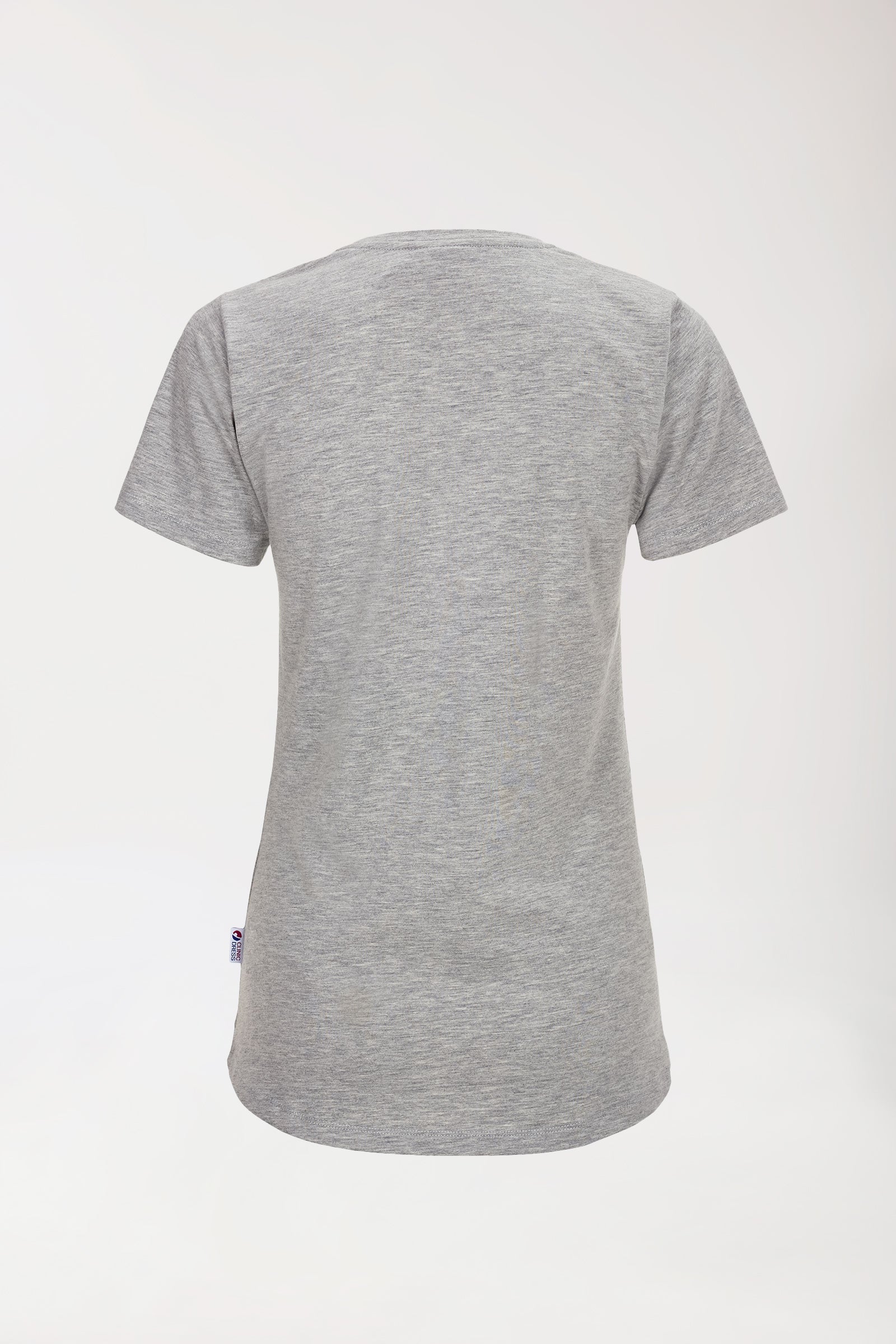 CORE shirt dames - ronde hals grijs melange, Achterzijde view 