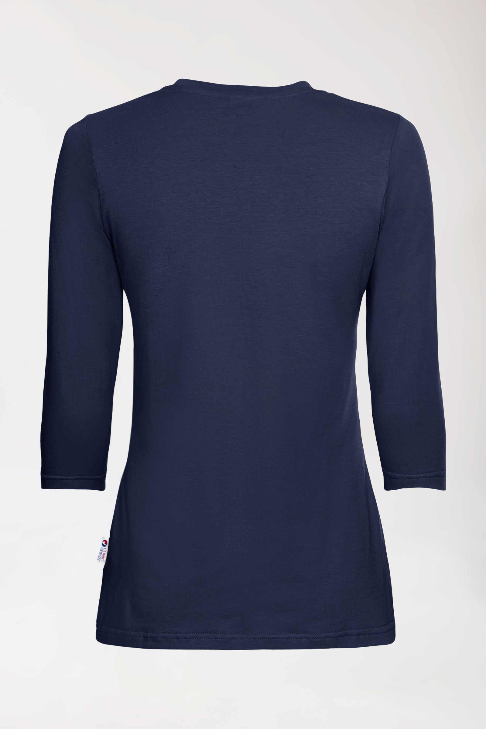 CORE shirt dames - 3/4 arm navy, Achterzijde view 