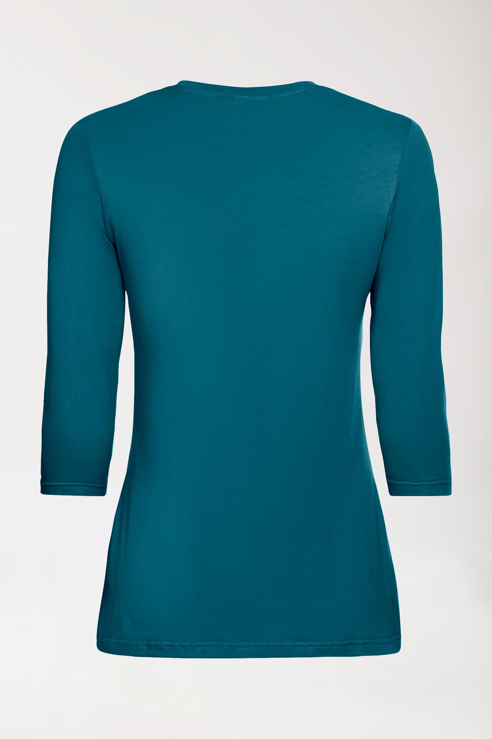 CORE shirt dames - 3/4 arm petrol, Achterzijde view 