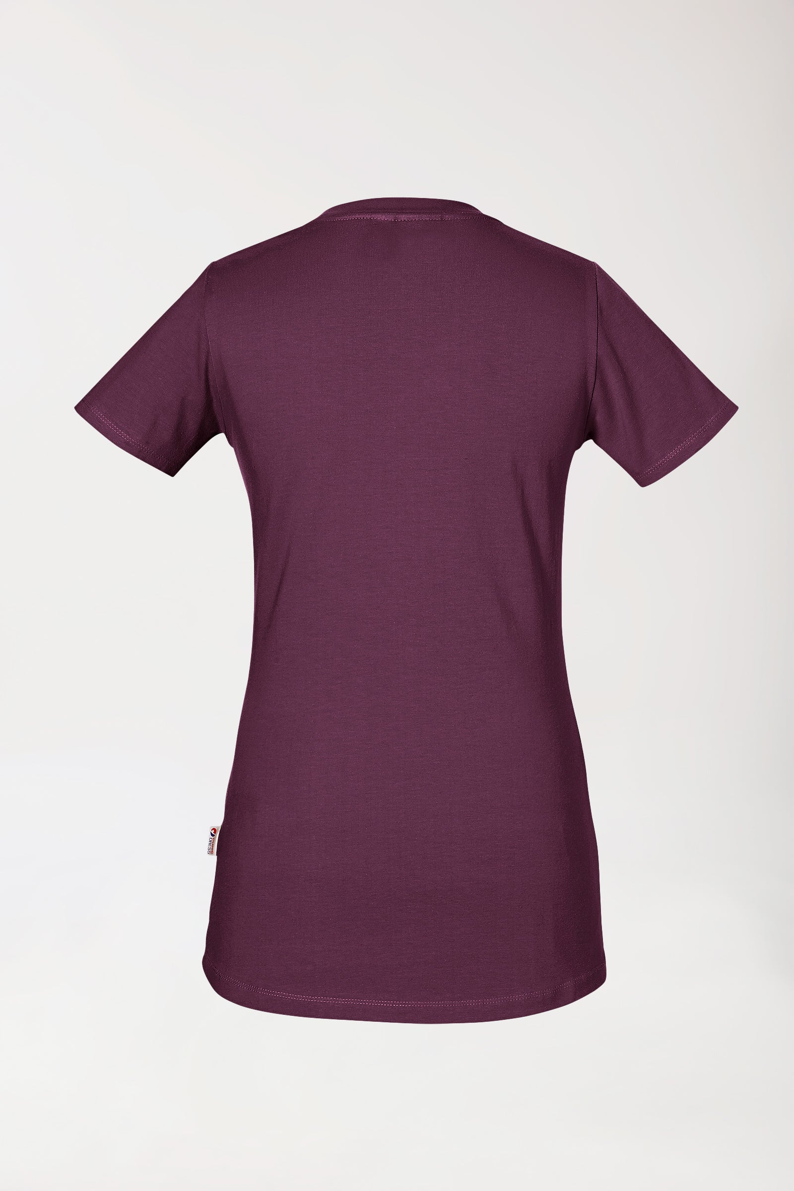 CORE shirt dames - ronde hals pruimen, Achterzijde view 
