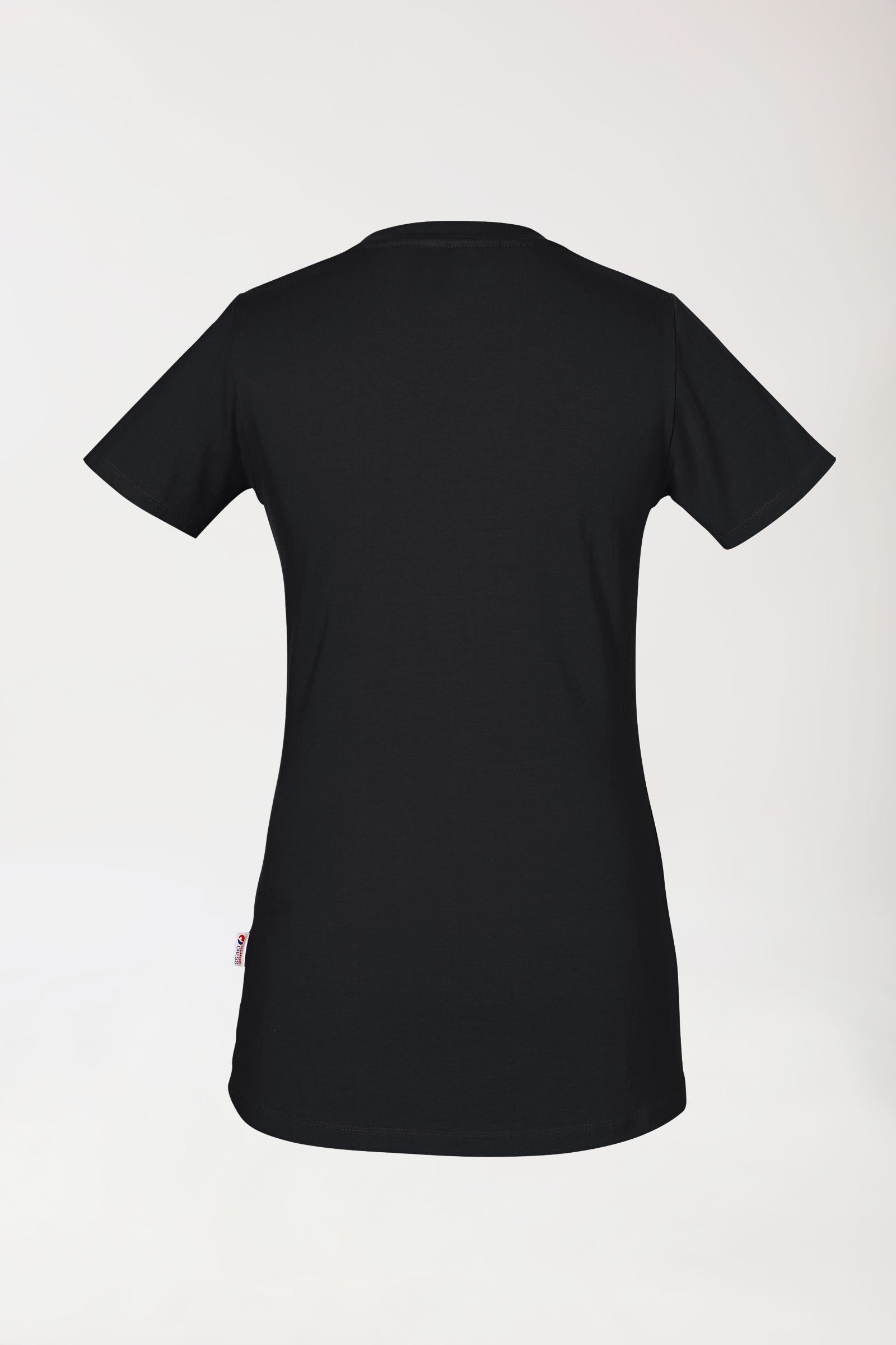 CORE shirt dames - ronde hals zwart, Achterzijde view 
