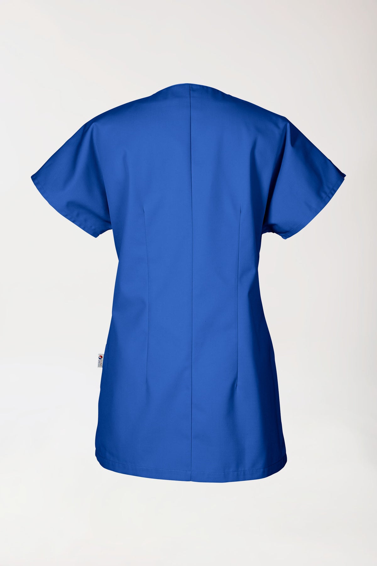 JUST STRONG tuniek dames - doorknoopsluiting koningsblauw, Achterzijde view 