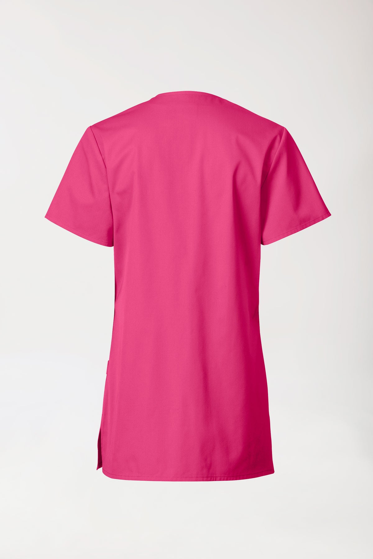 Beauty tuniek dames - met knoopsluiting pink, Achterzijde view 