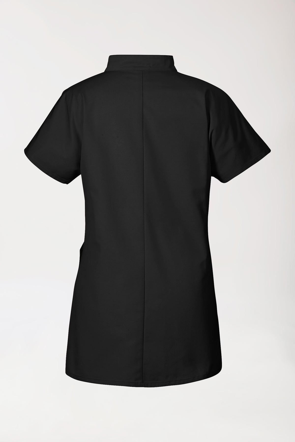 JUST STRONG tuniek dames - drukknoopsluiting zwart, Achterzijde view 