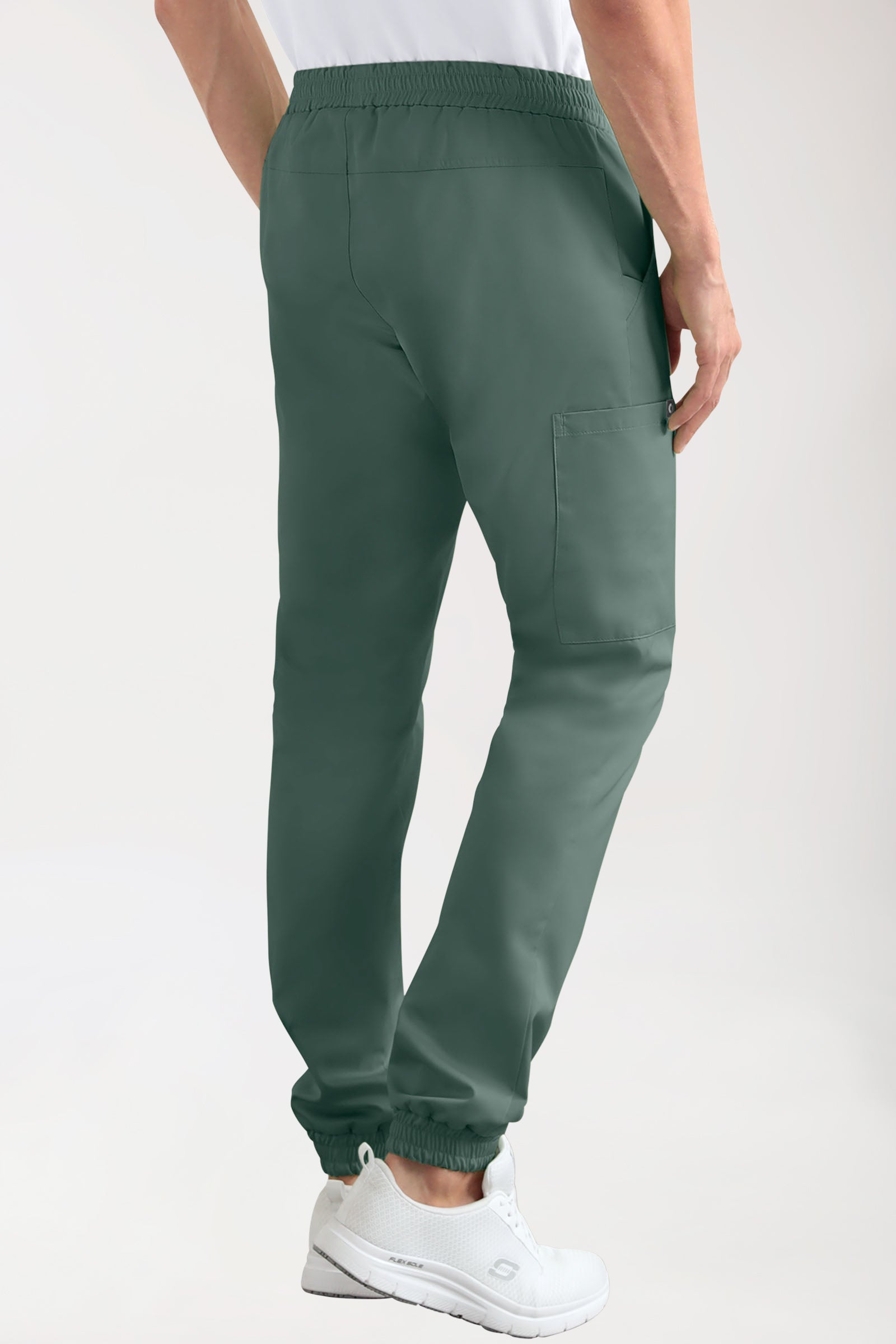 CORE cargo broek heren- joggingbroek style donkergroen