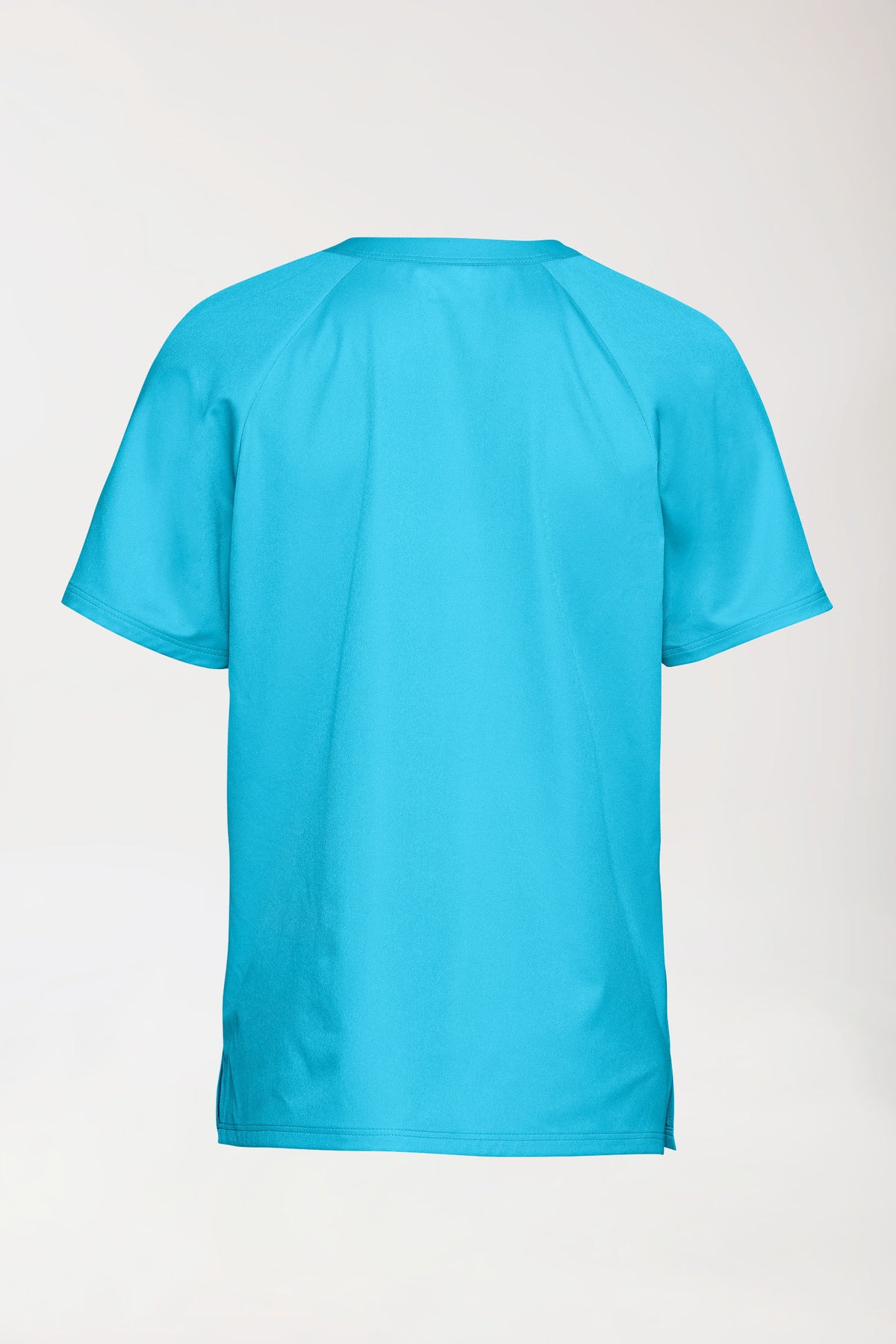 Move Stretch oversteektuniek heren - V-hals turquoise, Achterzijde view 