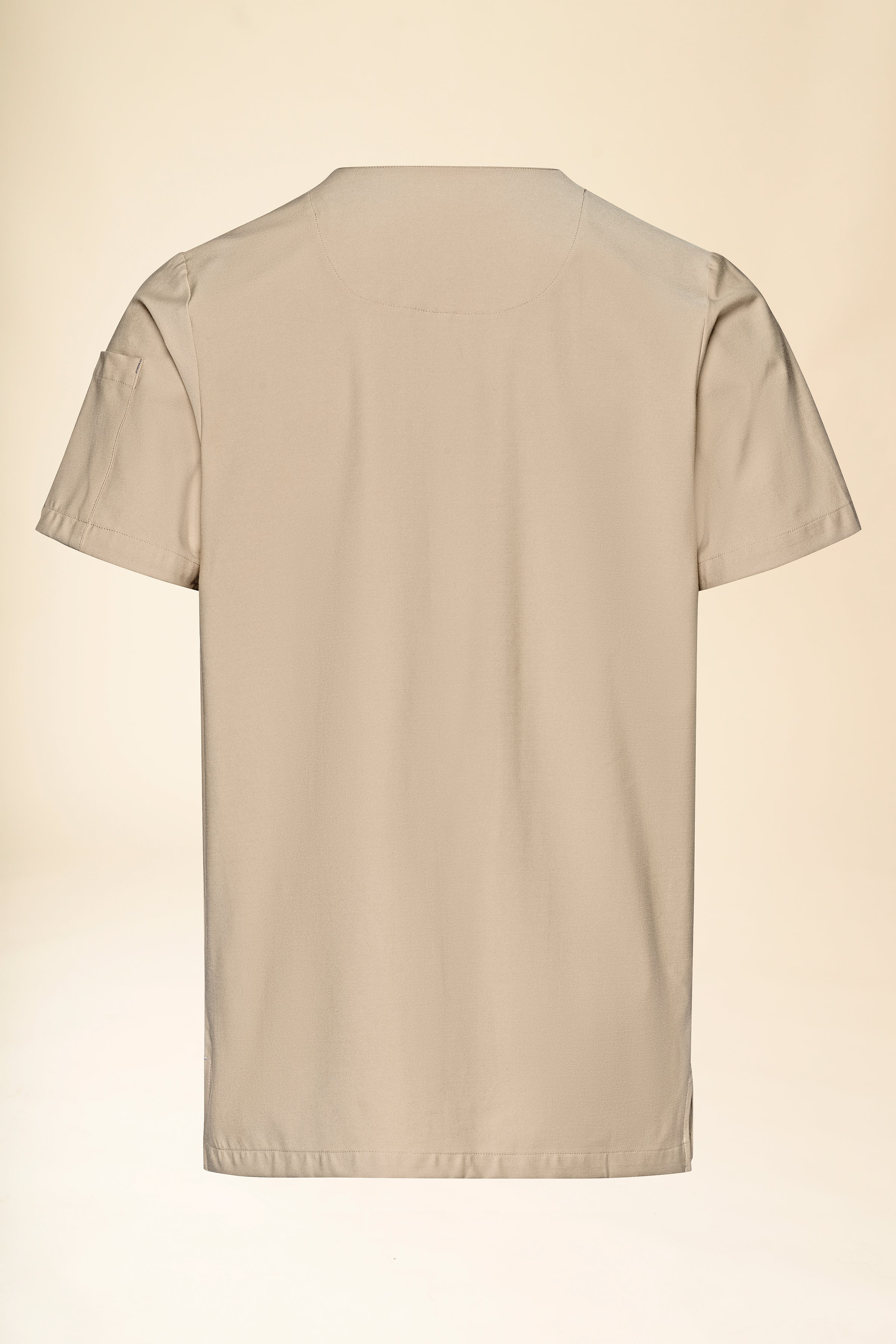 KAERE oversteektuniek heren - V-hals zand