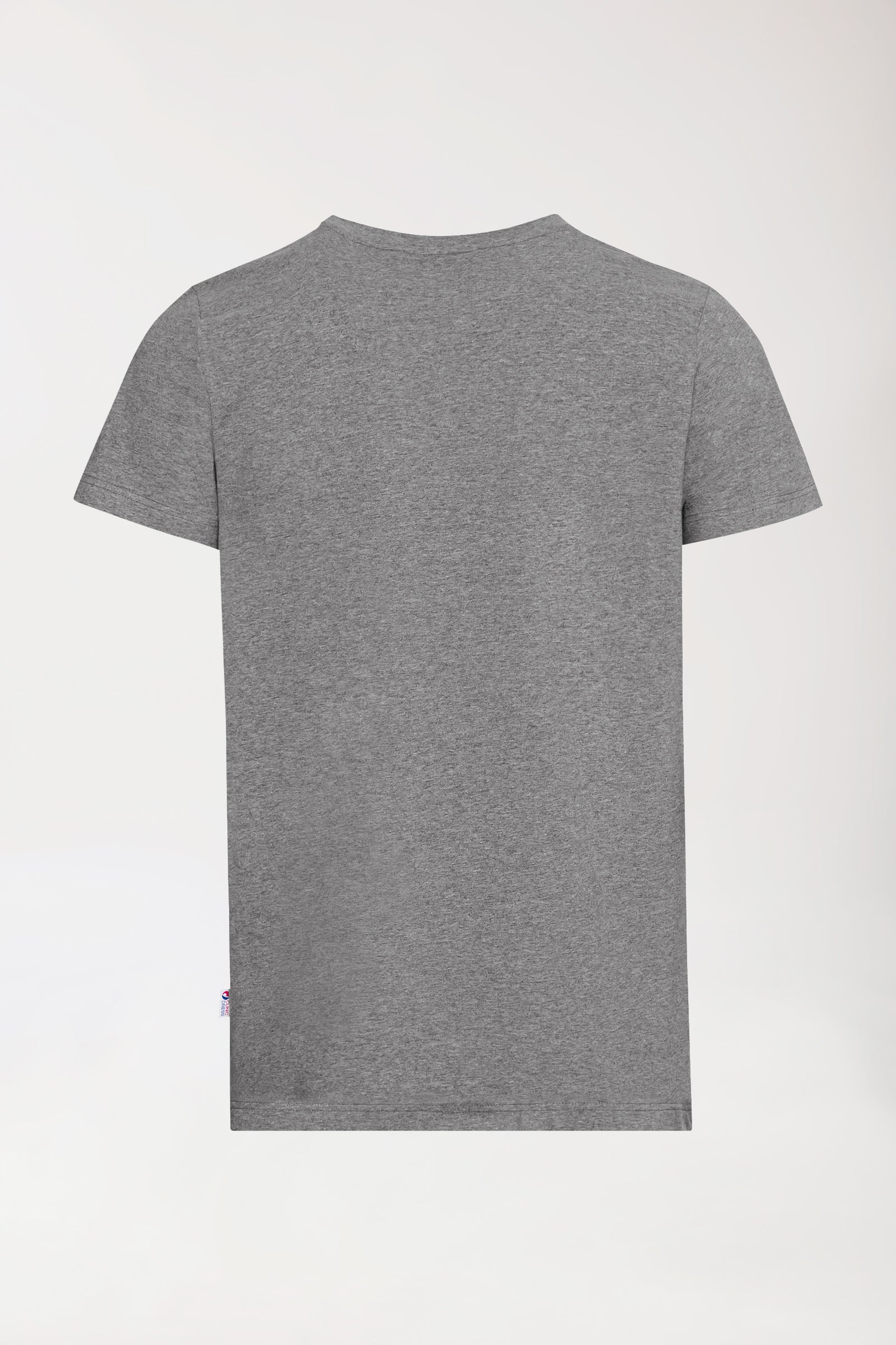 CORE shirt heren - ronde hals donkergrijs melange, Achterzijde view 