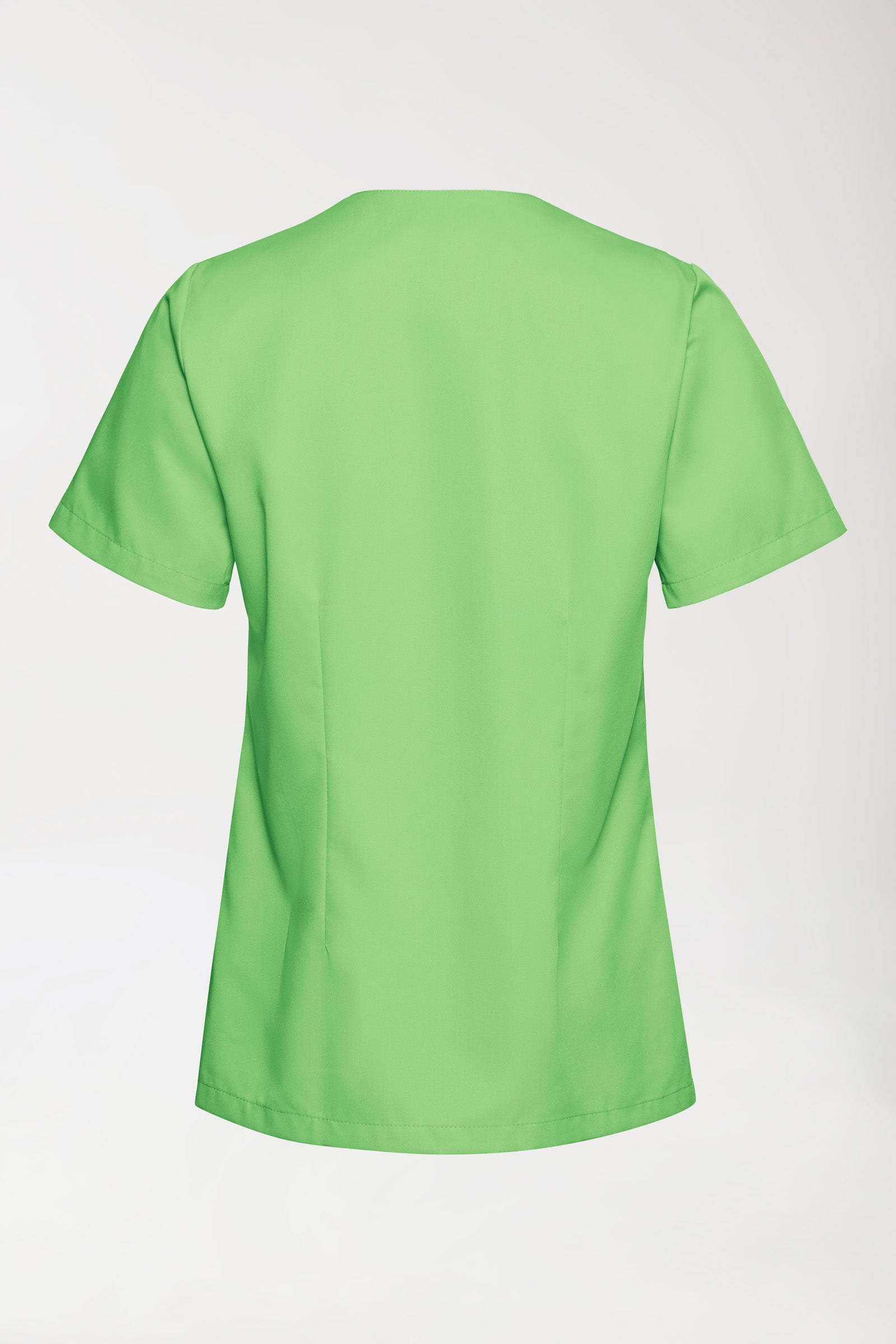TENCEL™ oversteektuniek dames - V-hals appelgroen, Achterzijde view 