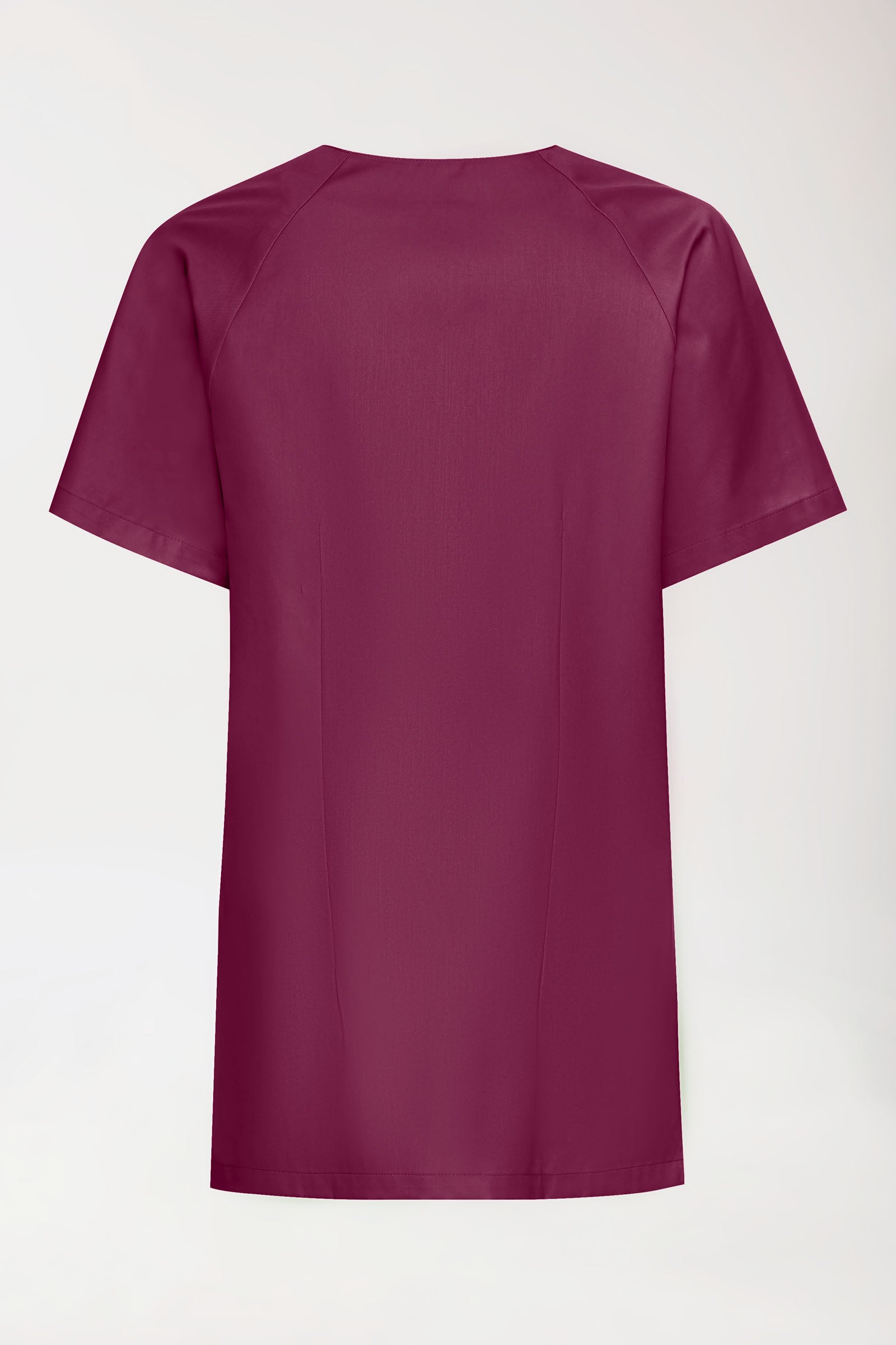 Tuniek-tuniek dames - drukknoopsluiting berry, Achterzijde view 