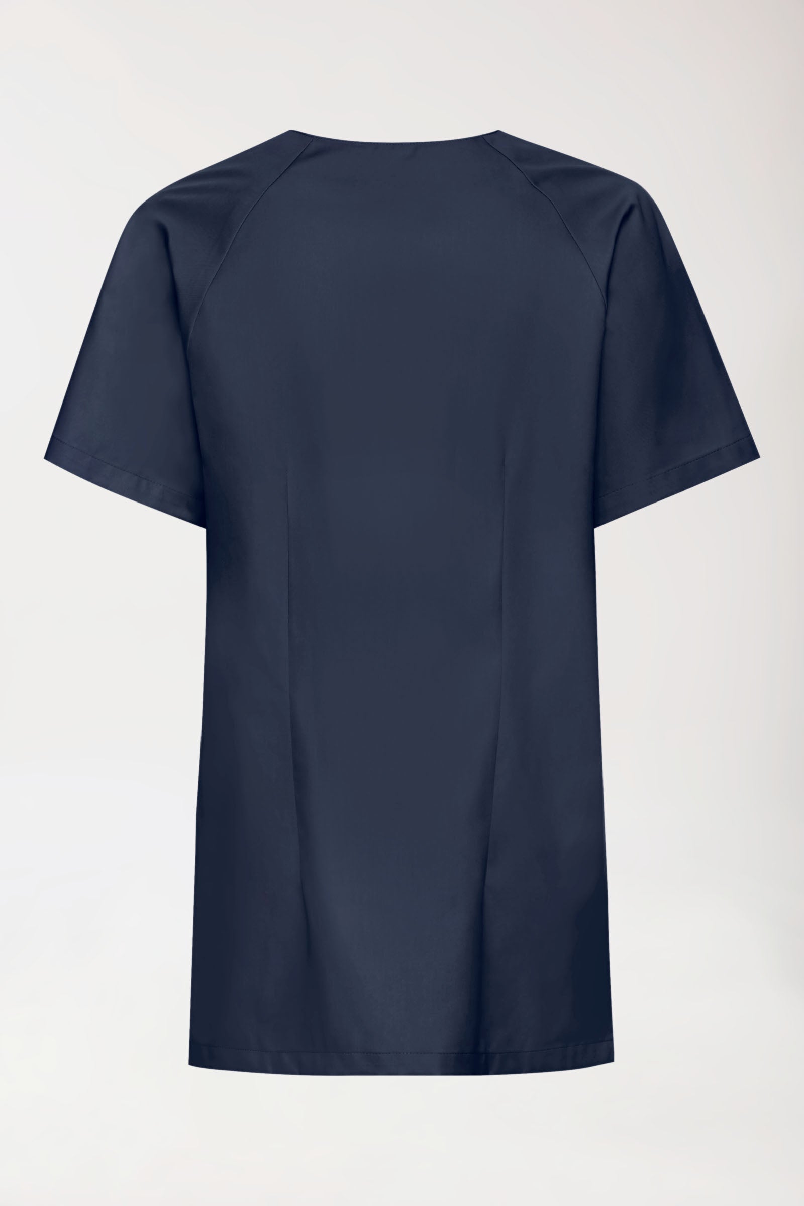 Tuniek-tuniek dames - drukknoopsluiting navy, Achterzijde view 