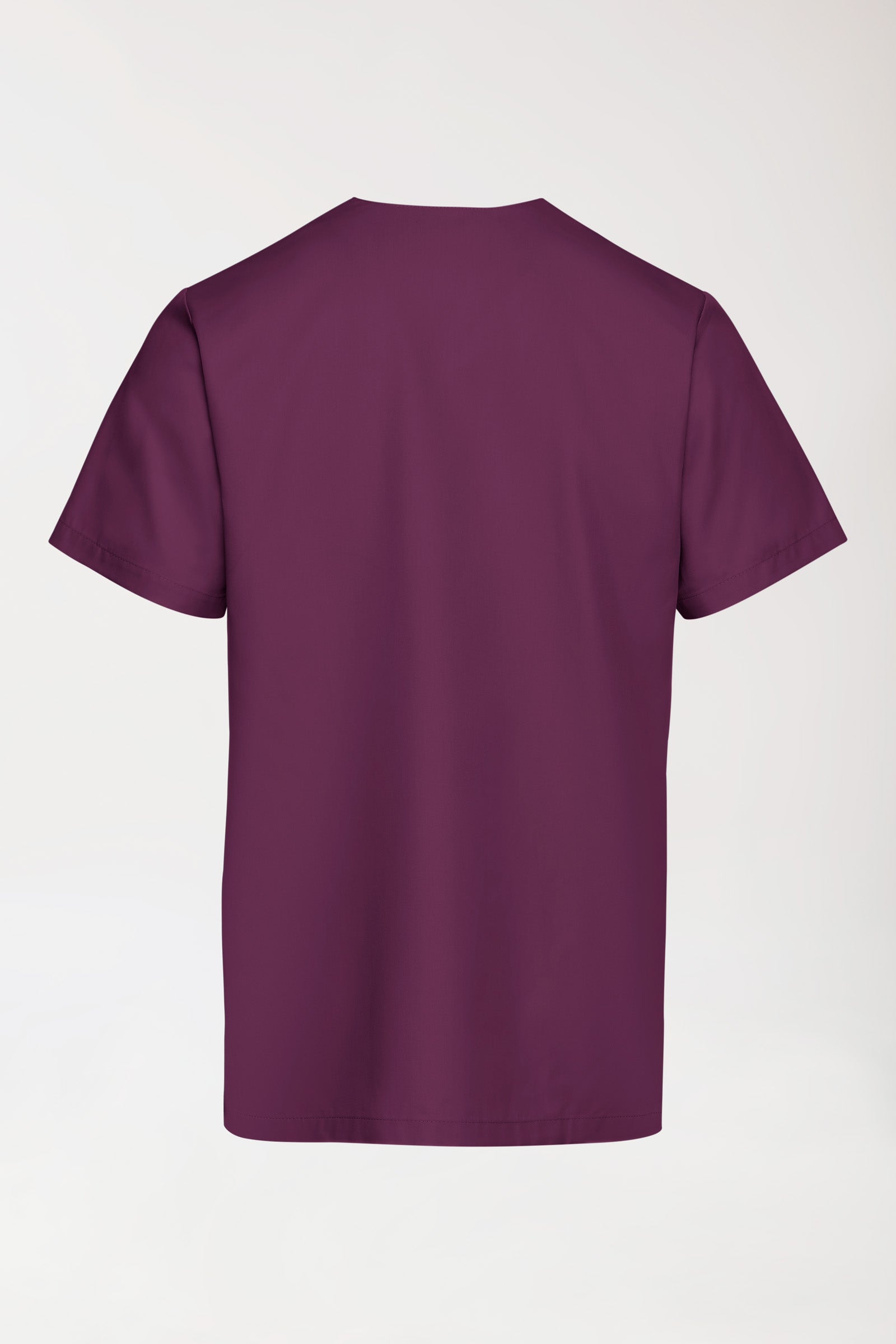 TENCEL™ oversteektuniek heren - V-hals black berry, Achterzijde view 