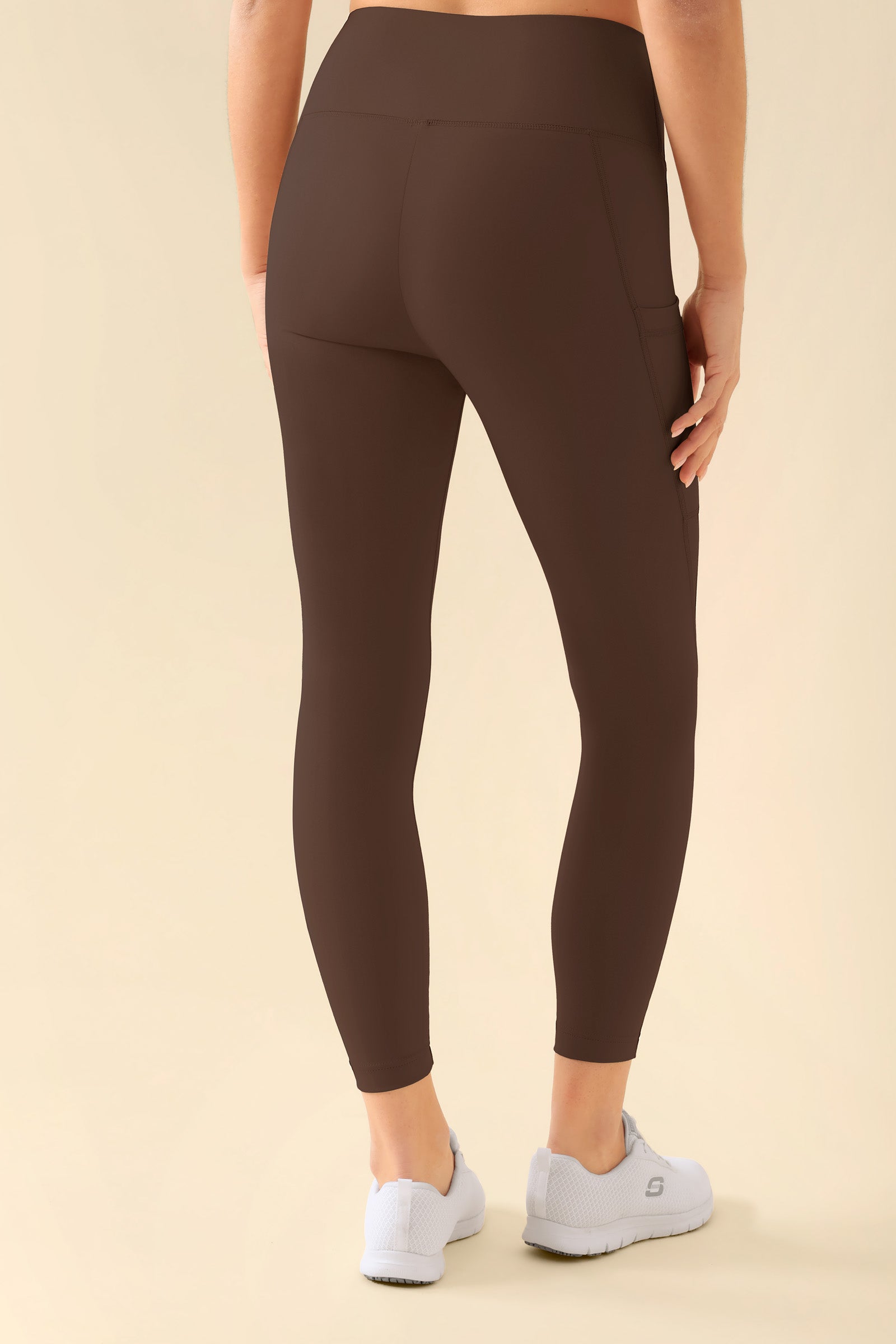 KAERE Leggings dames - super elastisch coffee