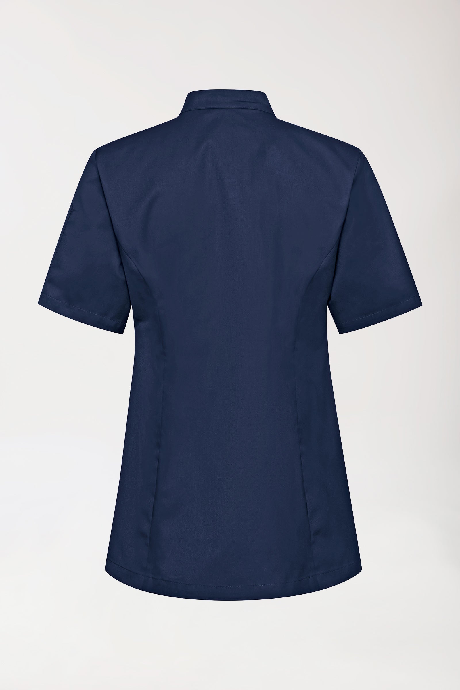 Gastro koksjas dames - 1/2 mouw navy, Achterzijde view 