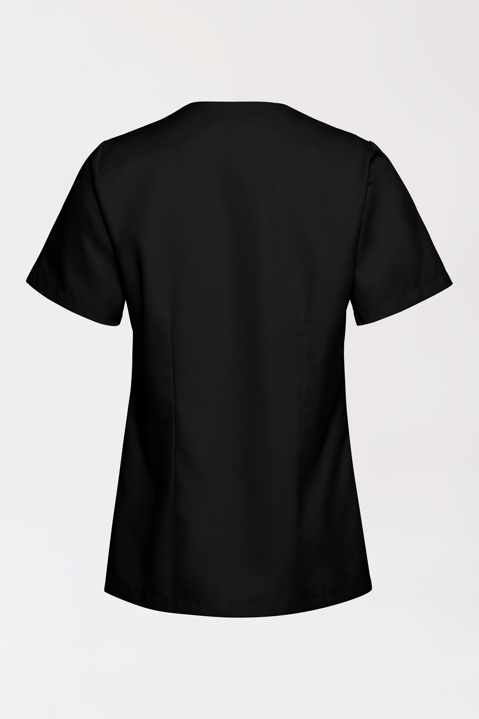 TENCEL™ oversteektuniek dames - V-hals zwart, Achterzijde view 
