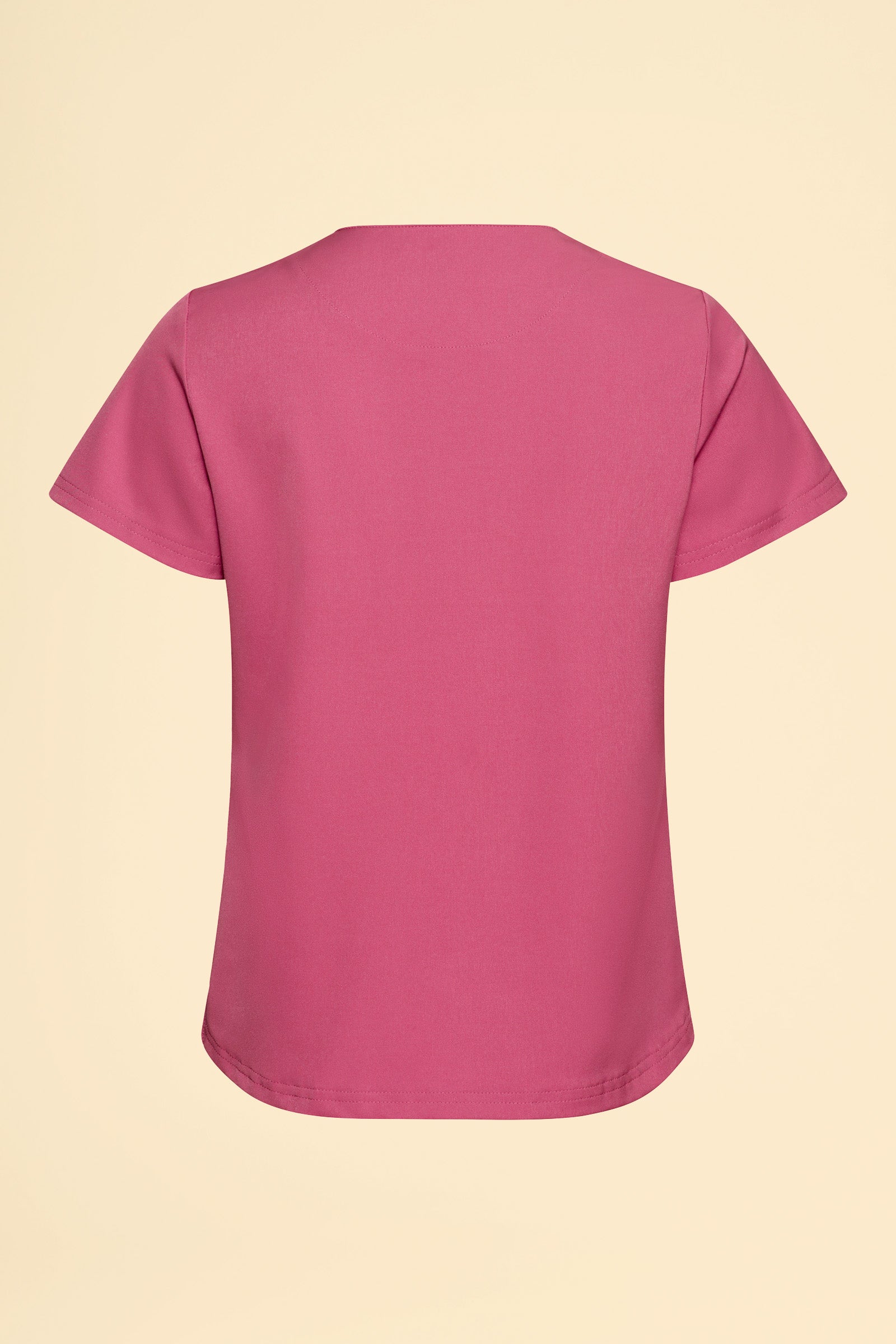 KAERE shirt dames - ronde hals oud rose, Achterzijde view 