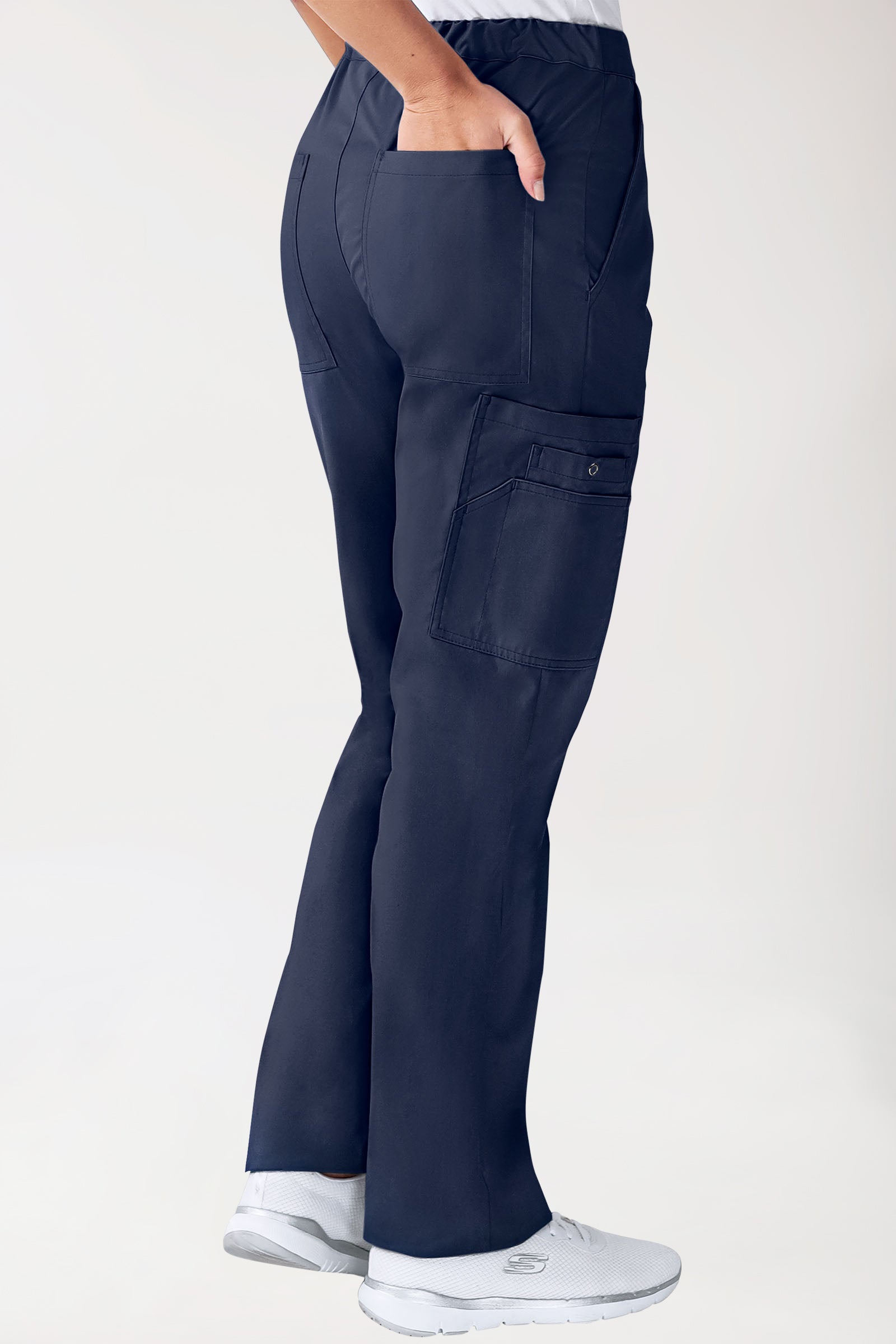 CLINIC STRETCH broek uniseks - met beenzak navy