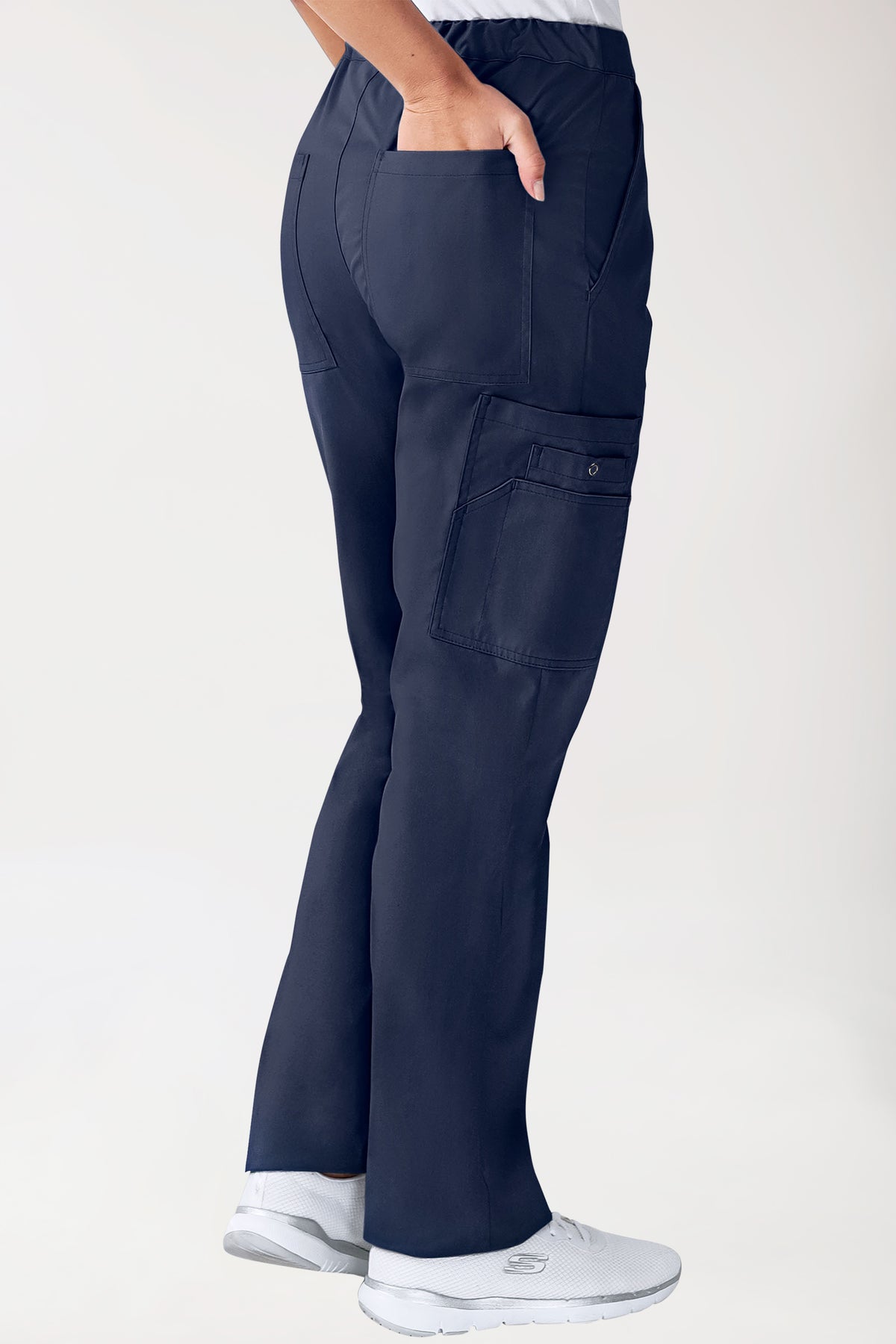 CLINIC STRETCH broek uniseks - met beenzak navy