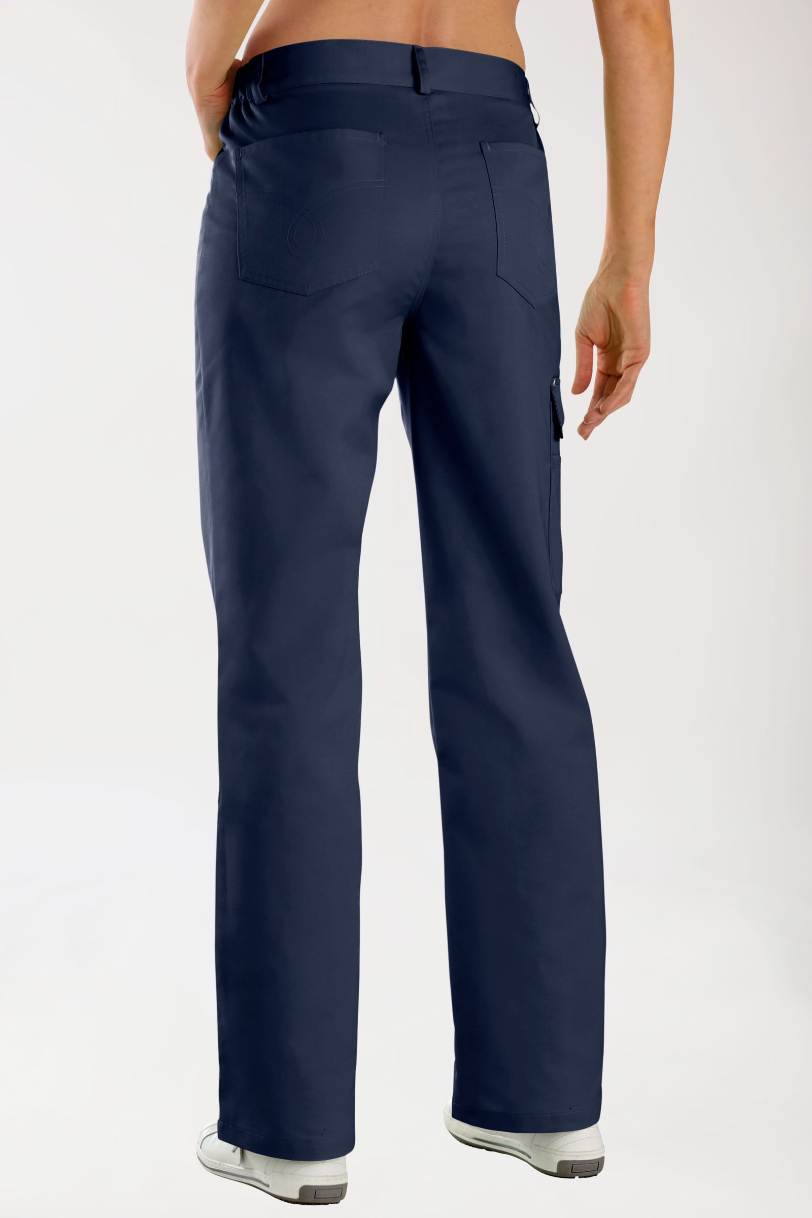 JUST STRONG broek unisex - deels elastische boord navy