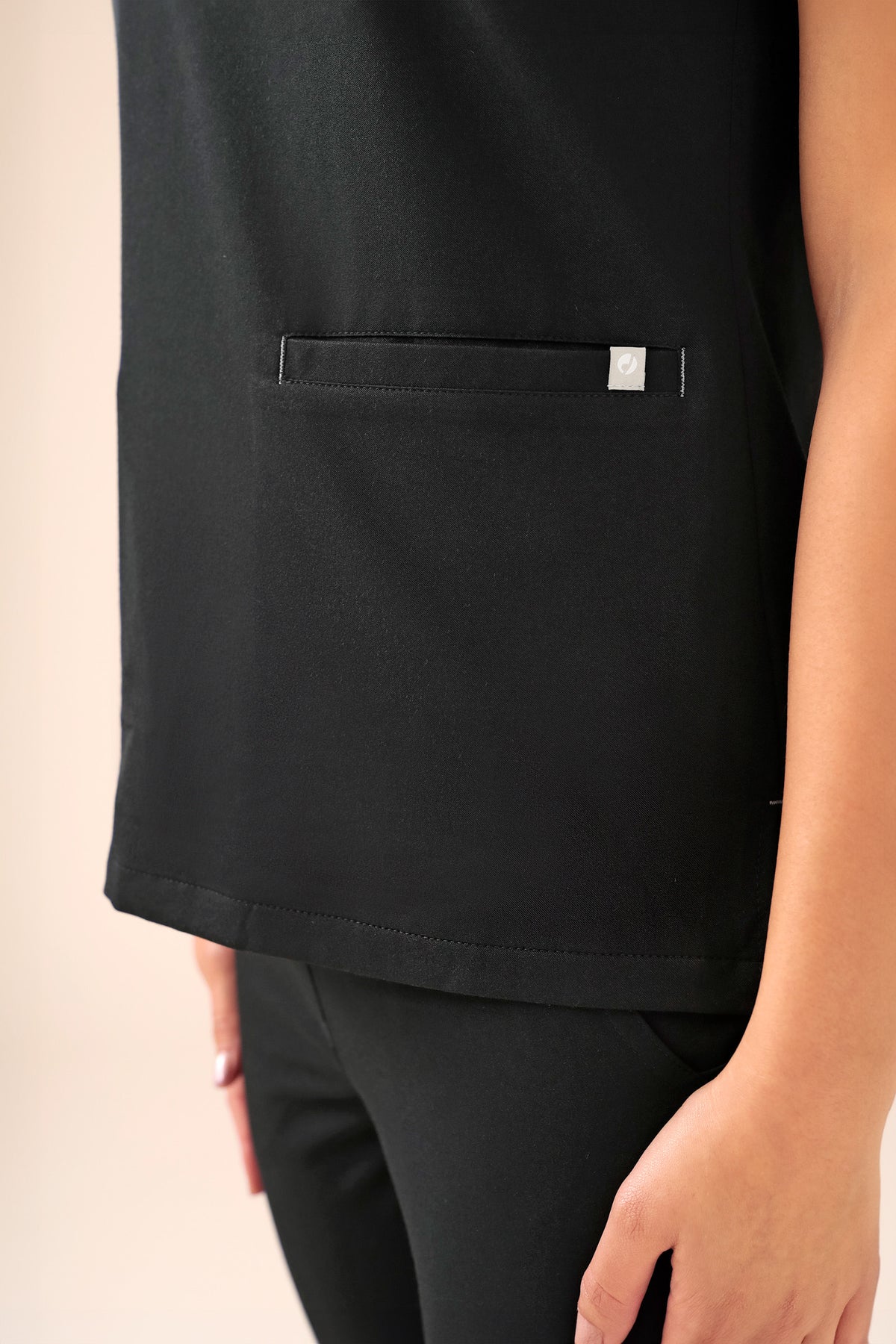 KAERE oversteektuniek dames -3-pack- V-hals zwart