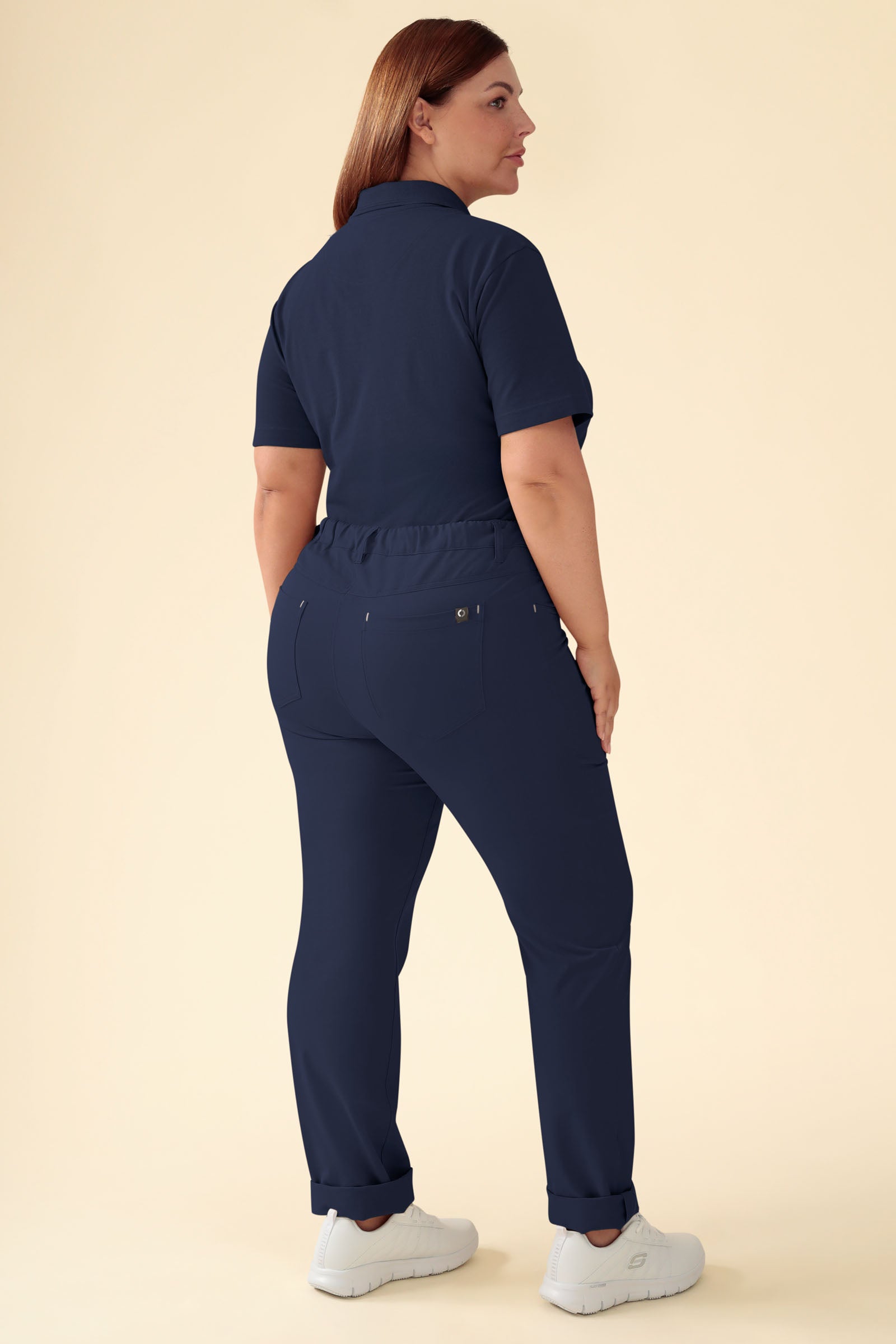 KAERE Damesbroek - 5-pocket navy
