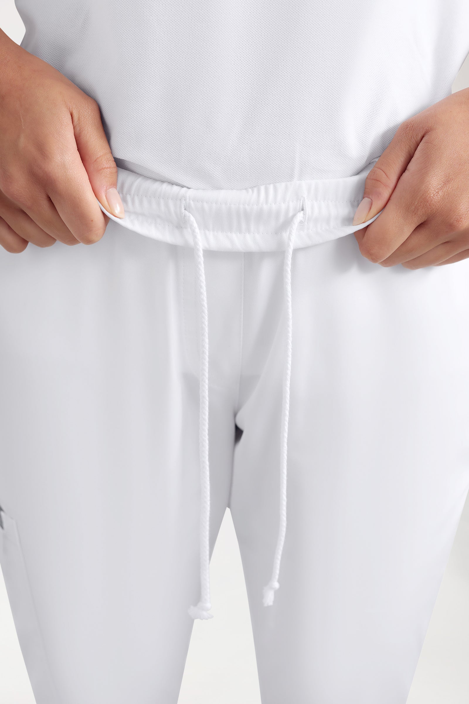 CORE cargo broek dames - joggingbroek style wit