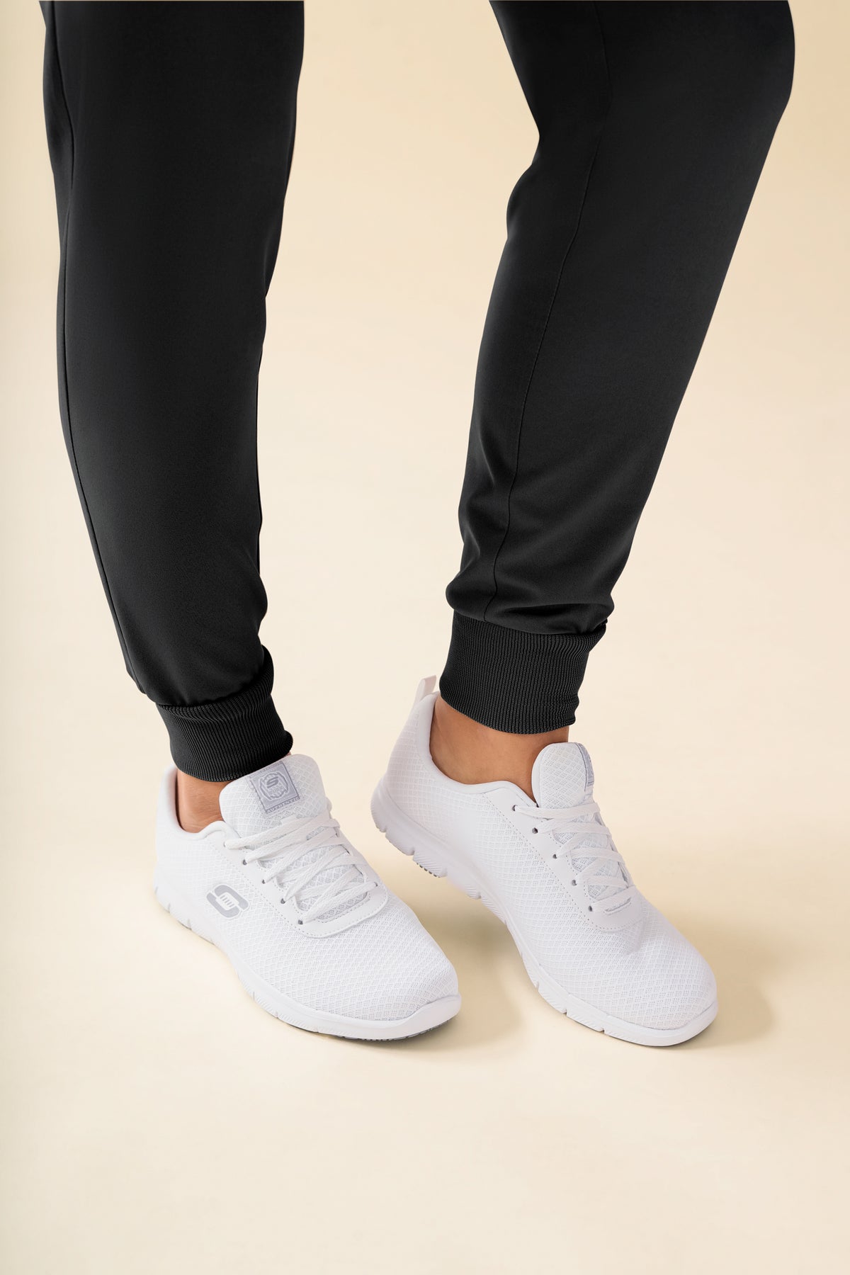 KAERE broek dames - zoom met elastische boord korte maat zonder beenzak zwart