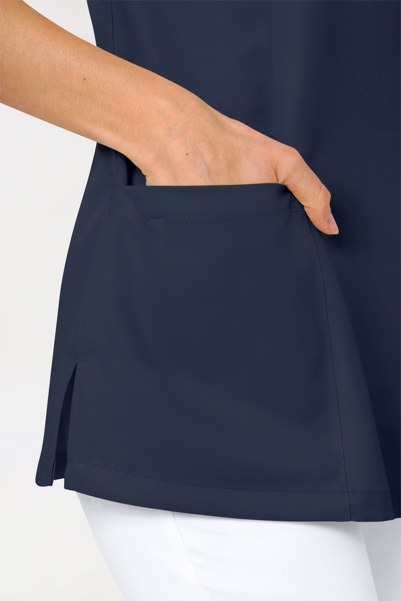 GREEN oversteektuniek dames - V-hals navy