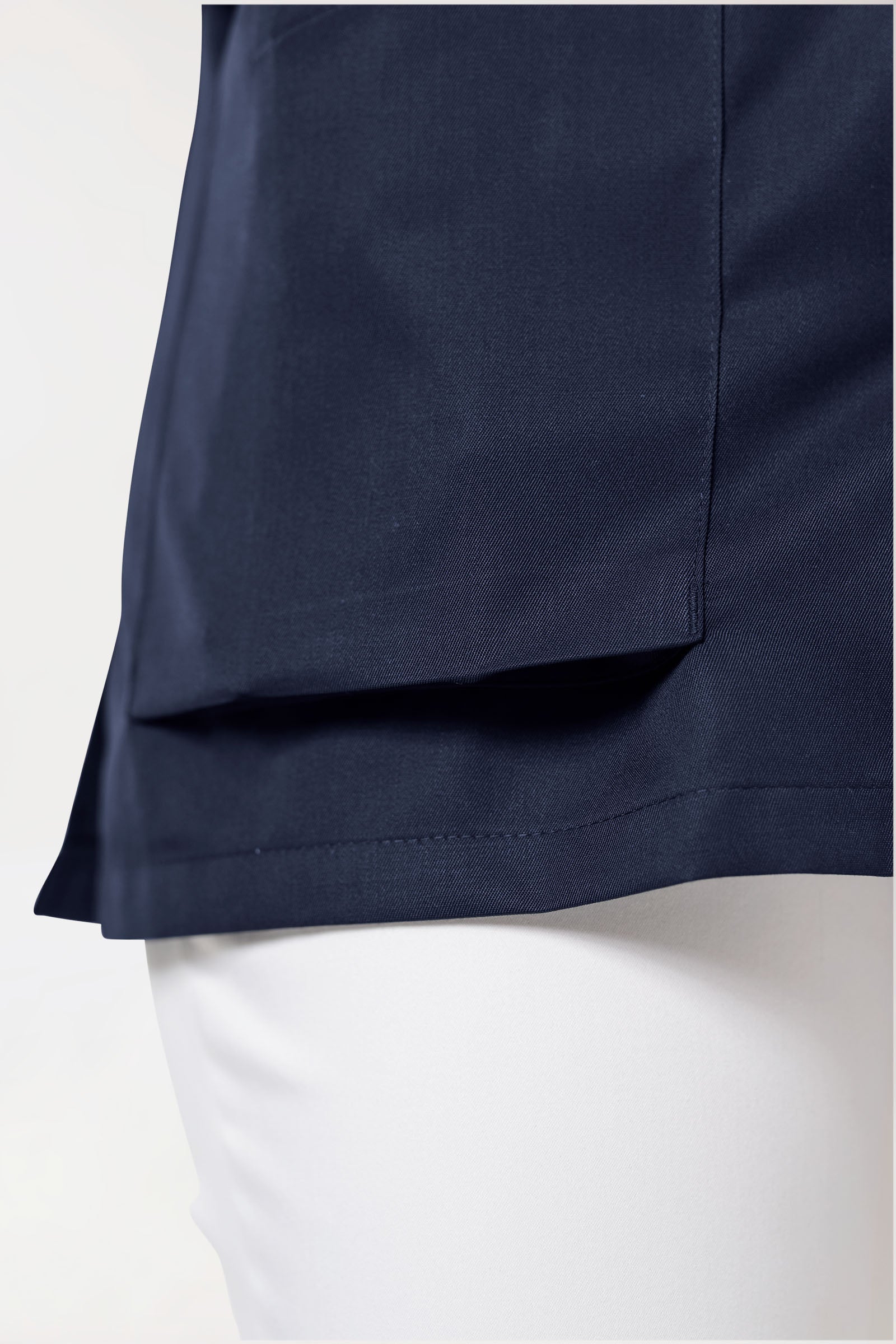 CORE tuniek dames - doorknoopsluiting navy