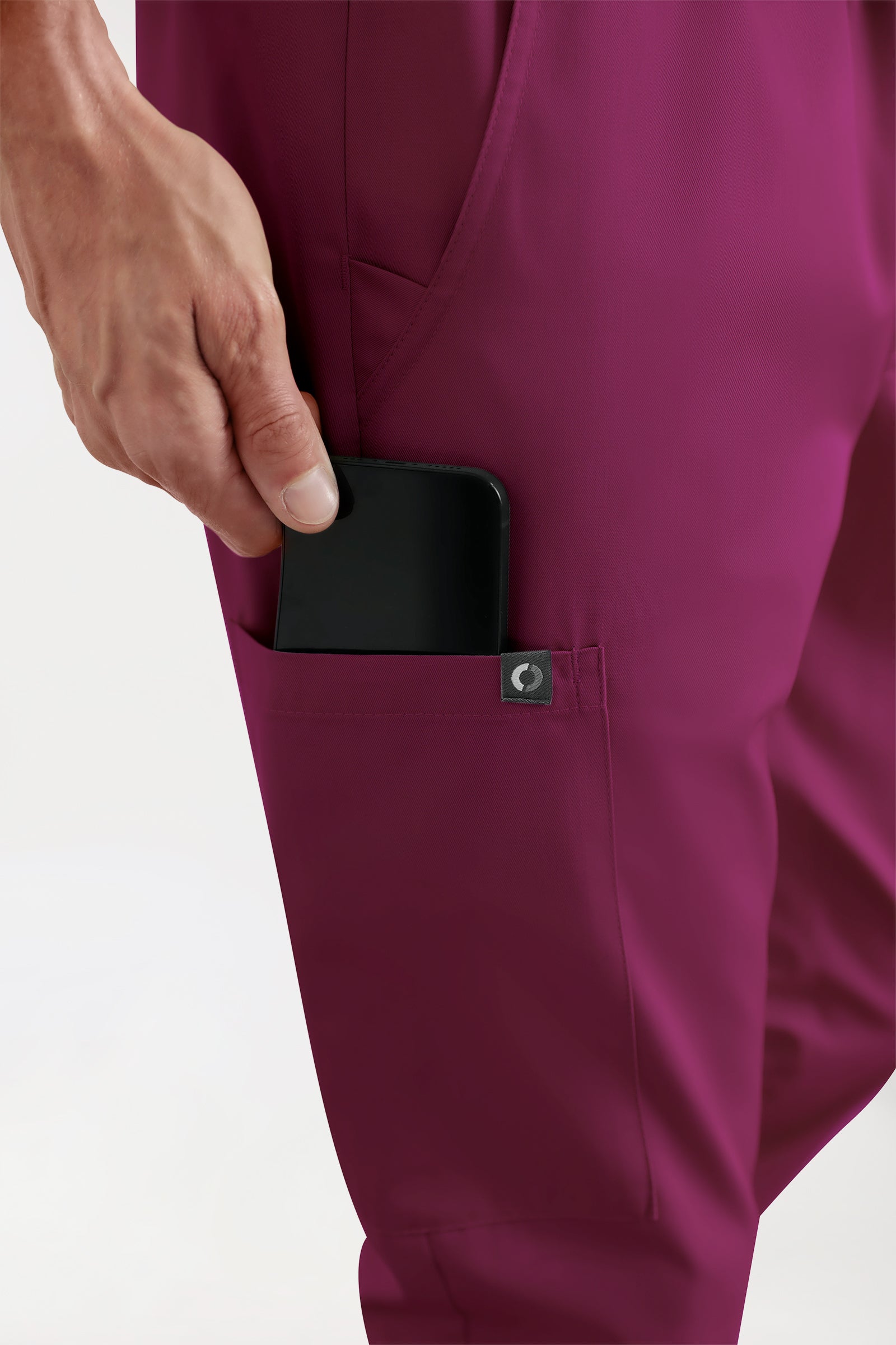 CORE cargo broek heren- joggingbroek style berry