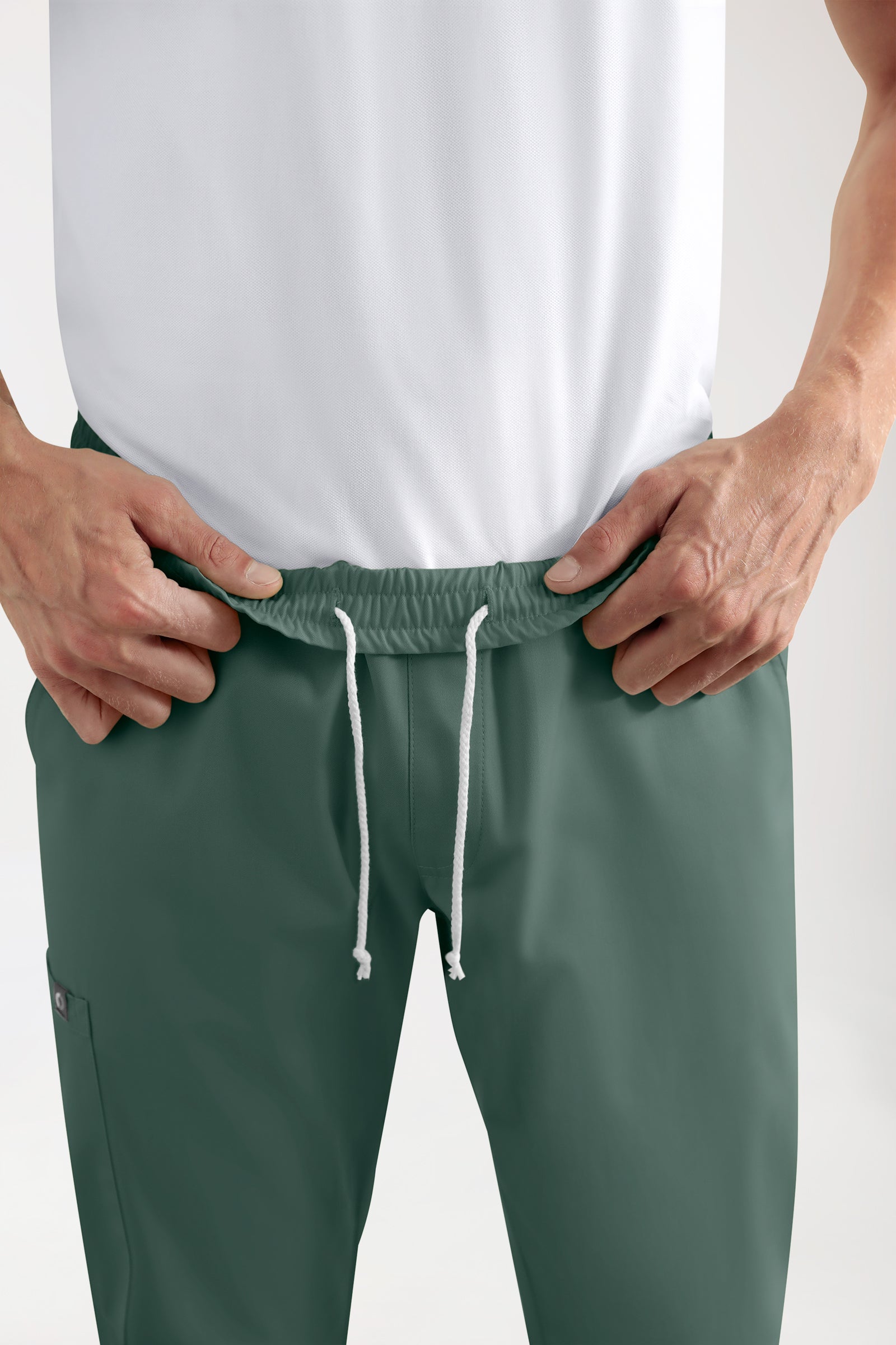 CORE cargo broek heren- joggingbroek style donkergroen