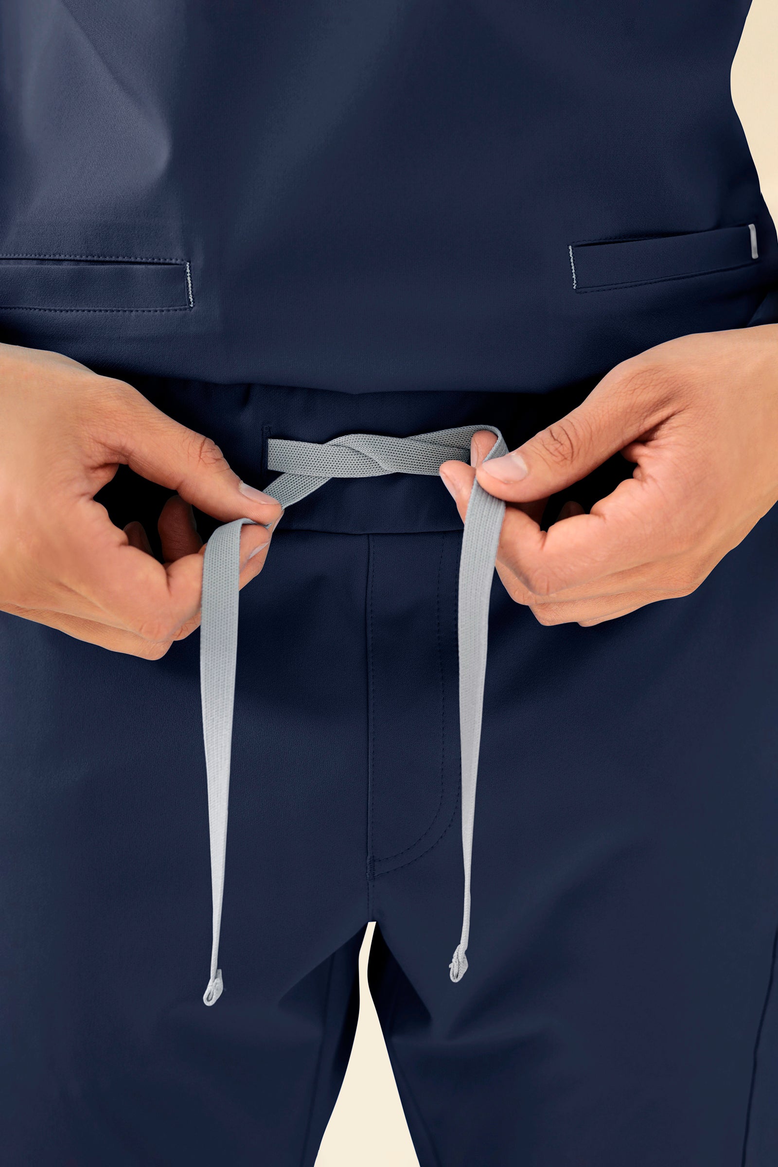 KAERE broek heren - met beenzak navy