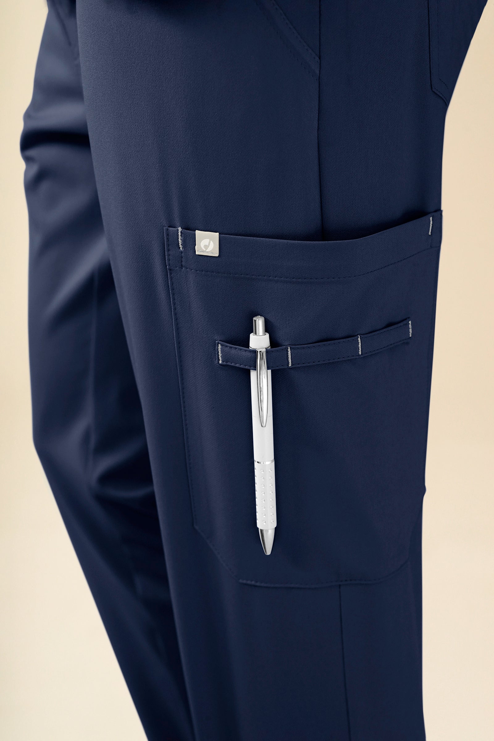 KAERE broek heren - met beenzak navy