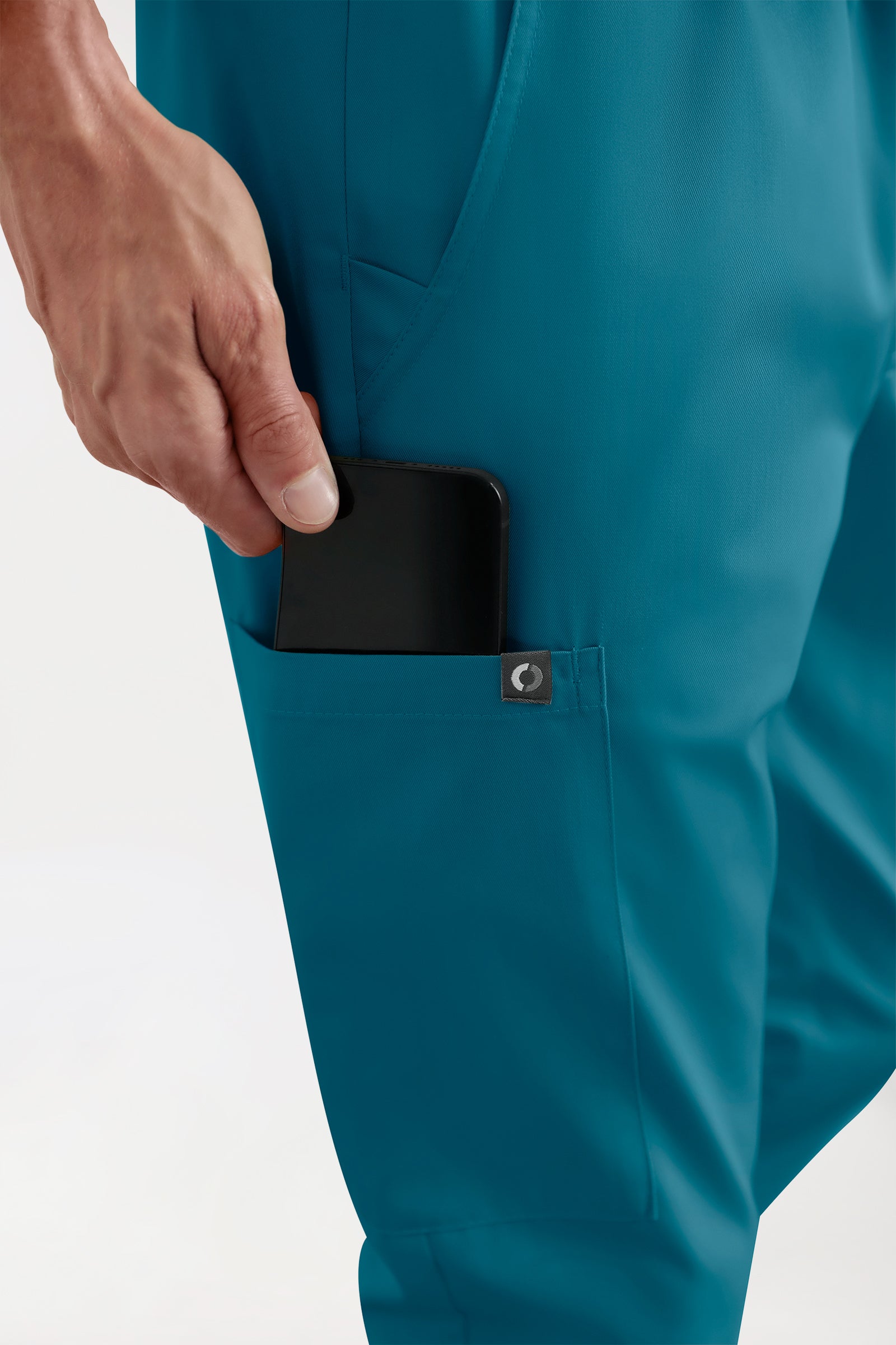 CORE cargo broek heren- joggingbroek style petrol