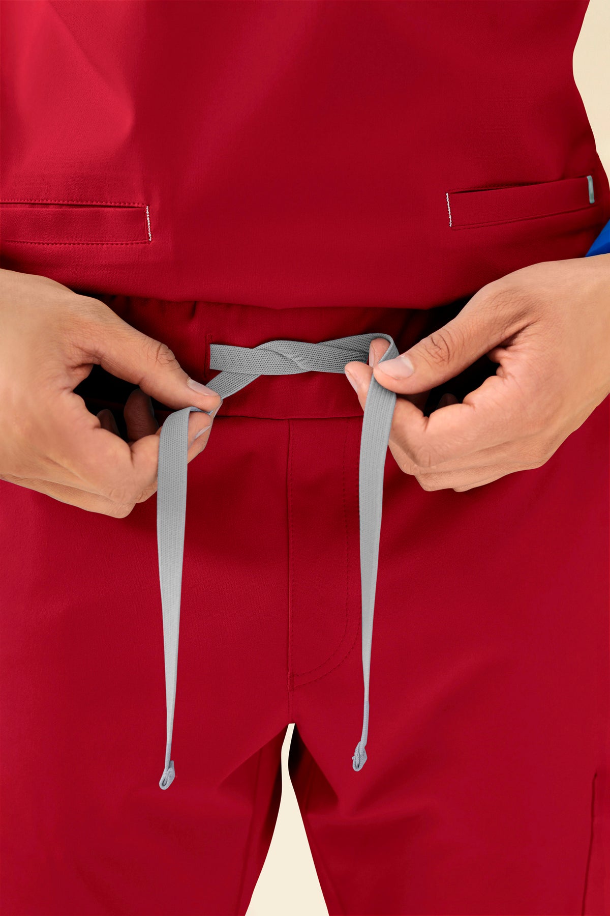 KAERE broek heren - met beenzak rood