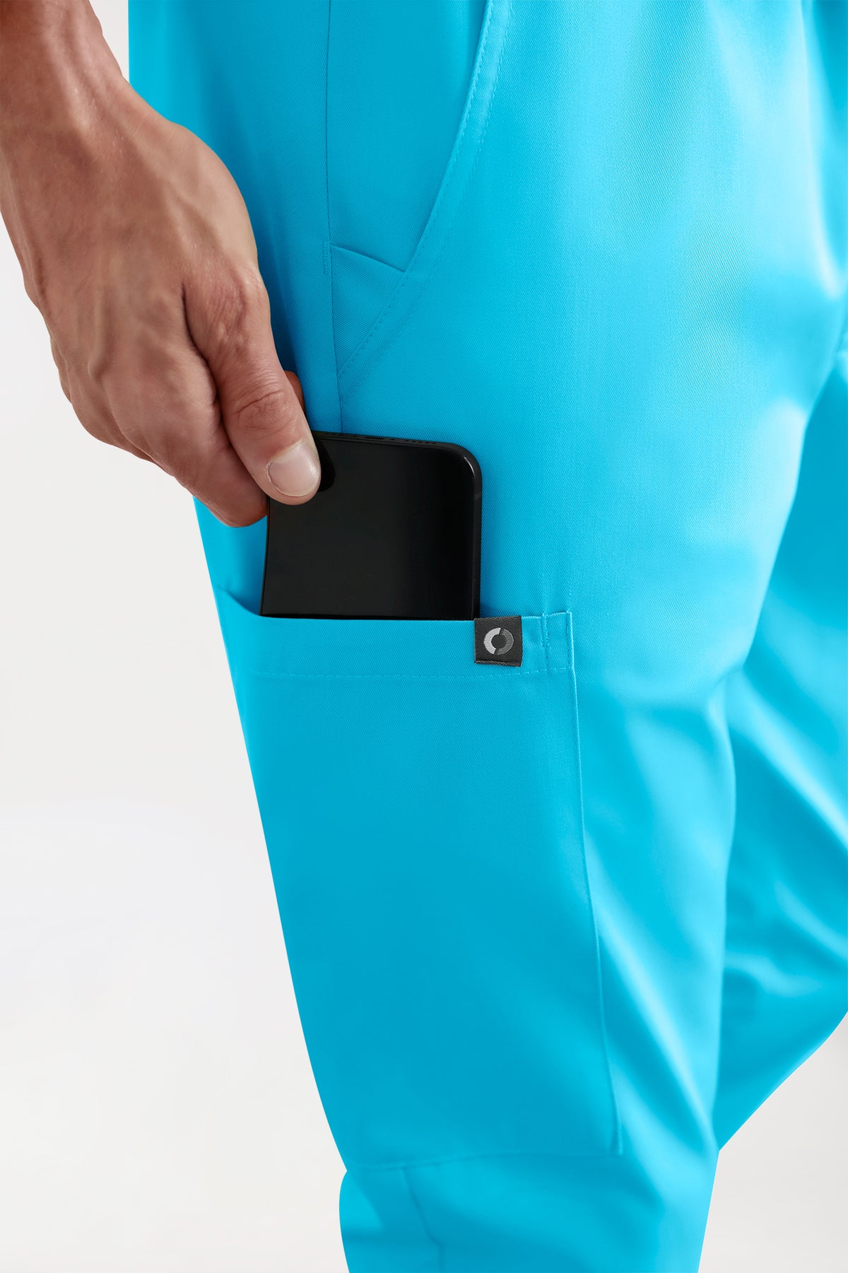 CORE cargo broek heren- joggingbroek style turquoise