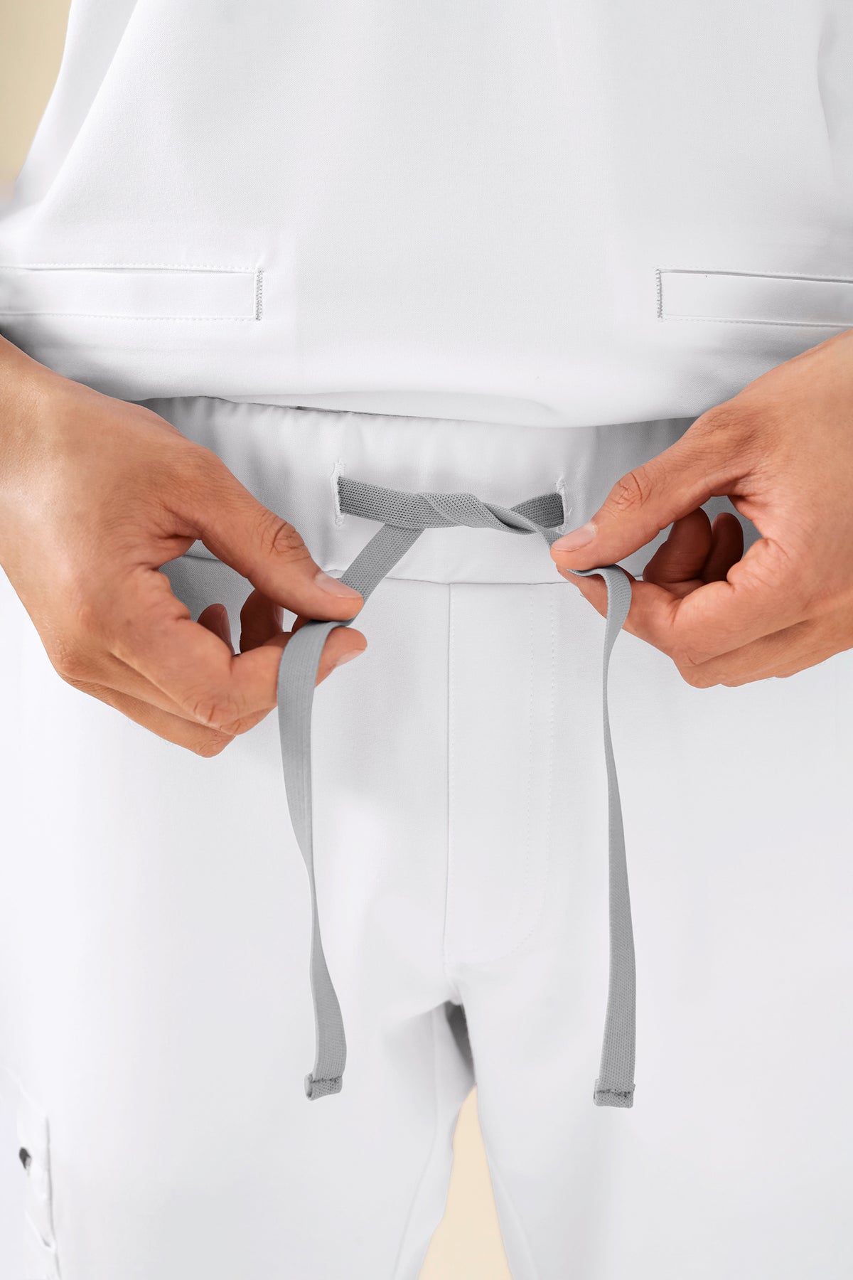 KAERE broek heren - met beenzak wit