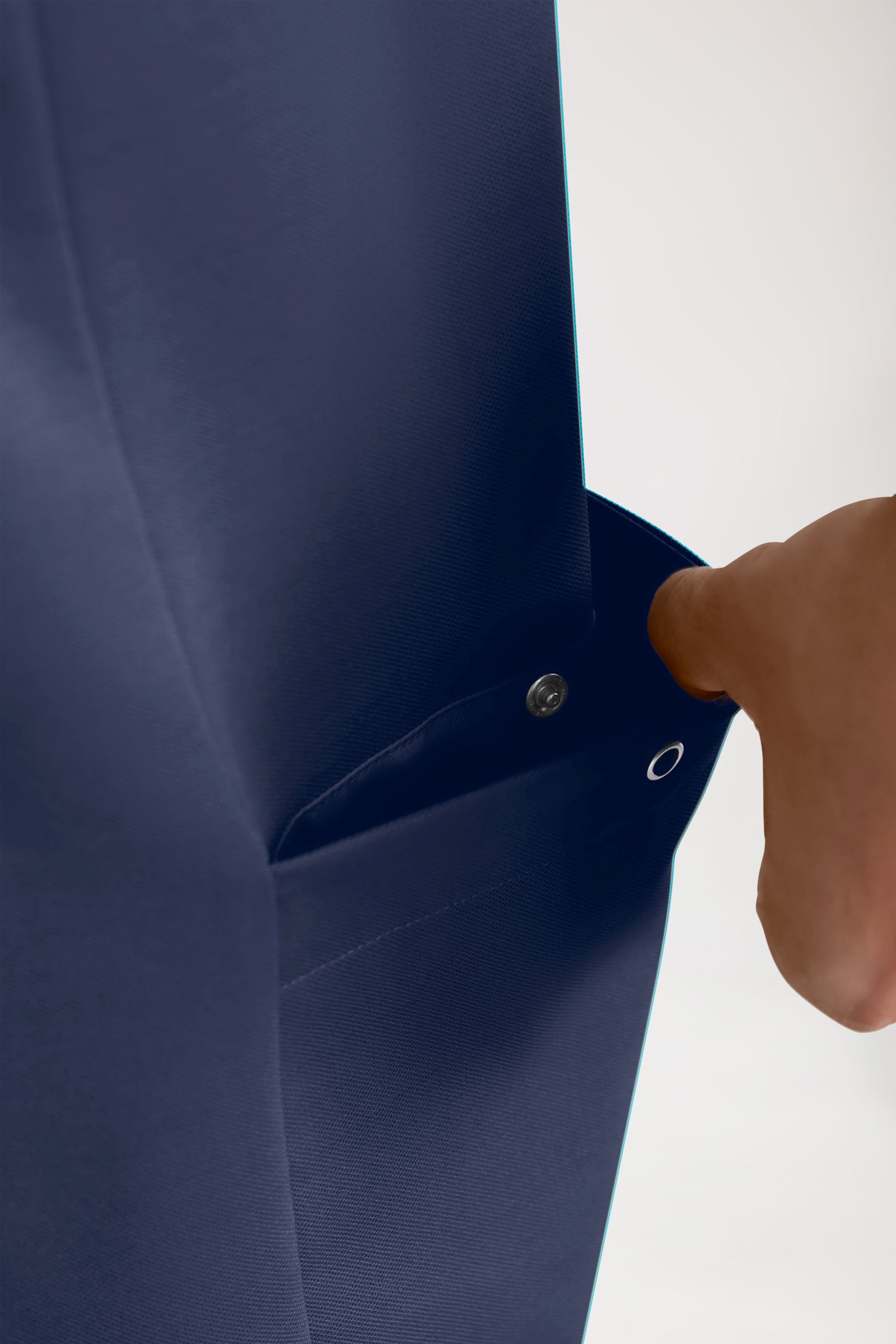 COMFY FLEX Stretch oversteektuniek heren - polokraag navy