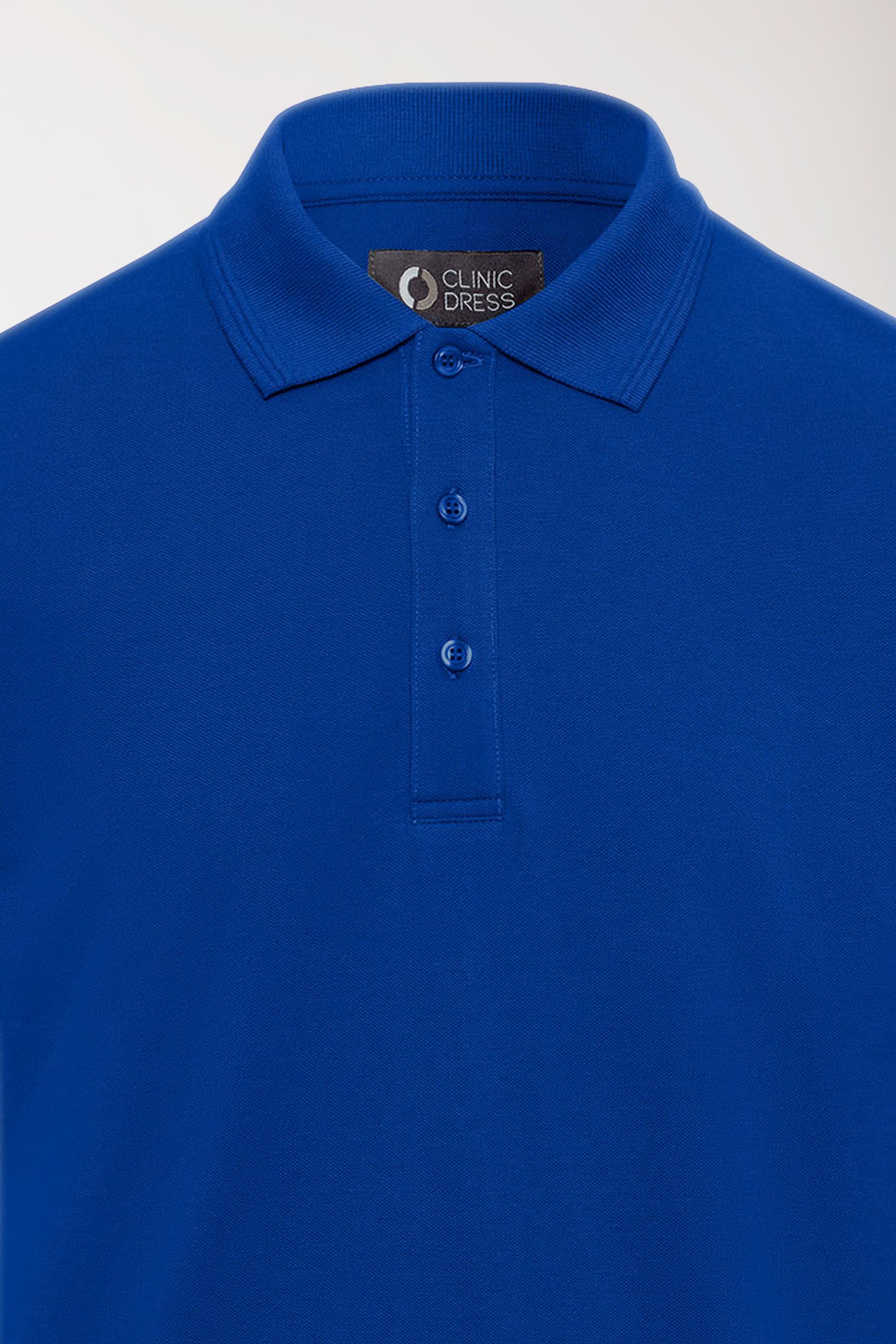 COMFY FLEX stretch shirt heren - polokraag koningsblauw