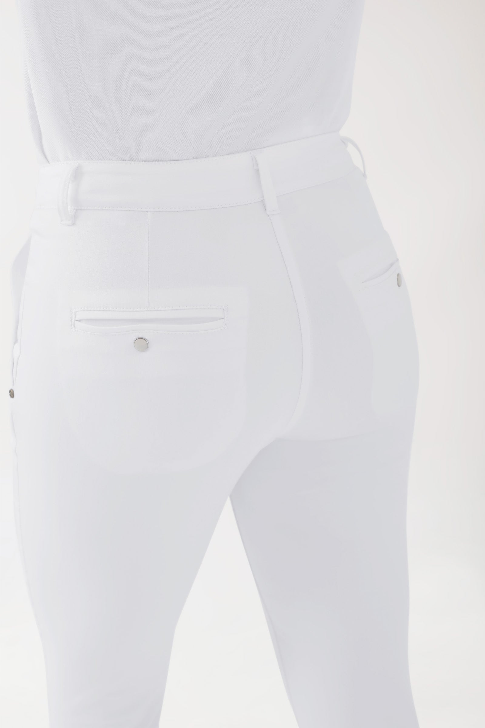 COMFY FLEX broek dames - chino stijl wit