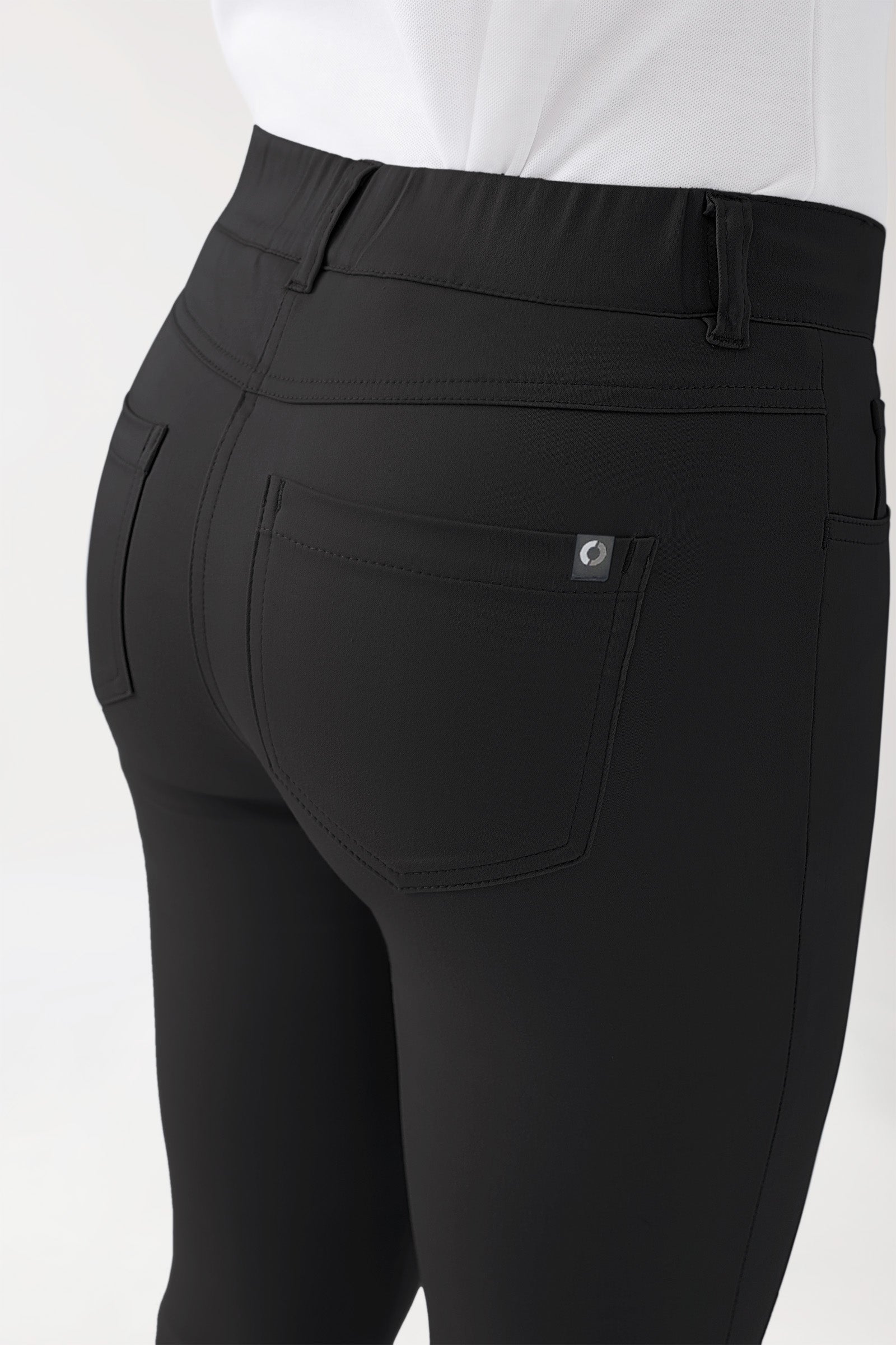 COMFY FLEX 5-pocket broek dames - slanke pijp zwart