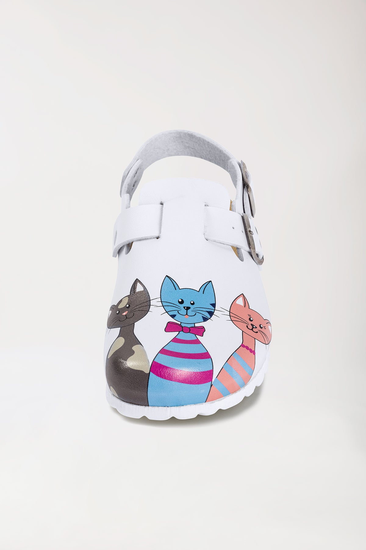 Dames muil wit/perzikrose/blauw
